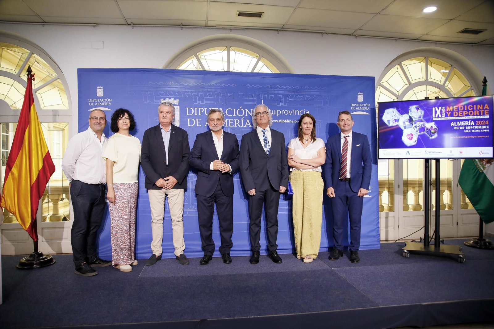 Estampa de la presentación de la IX Medicina y Deporte.
