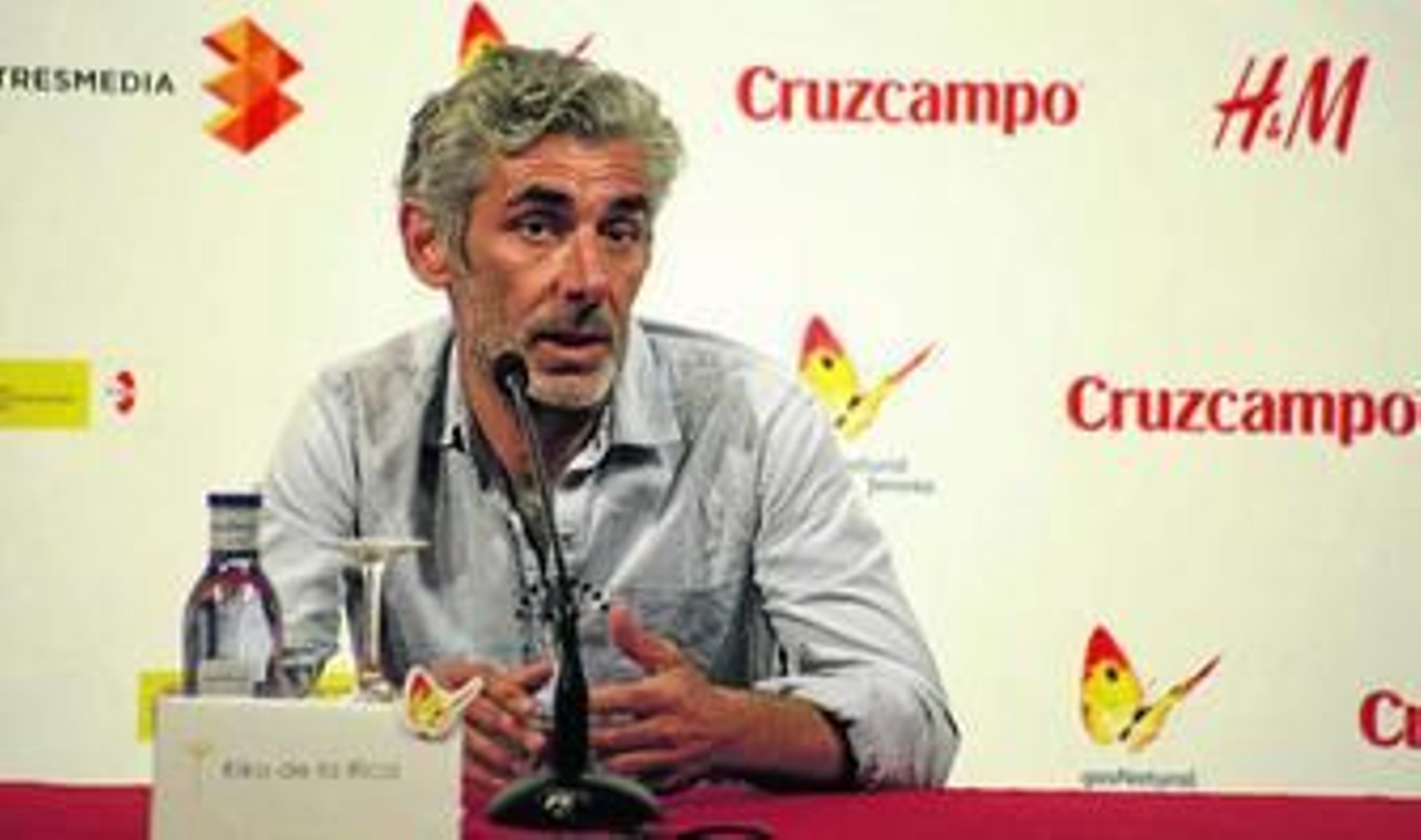 Kiko de la Rica, ayer, durante su rueda de prensa.