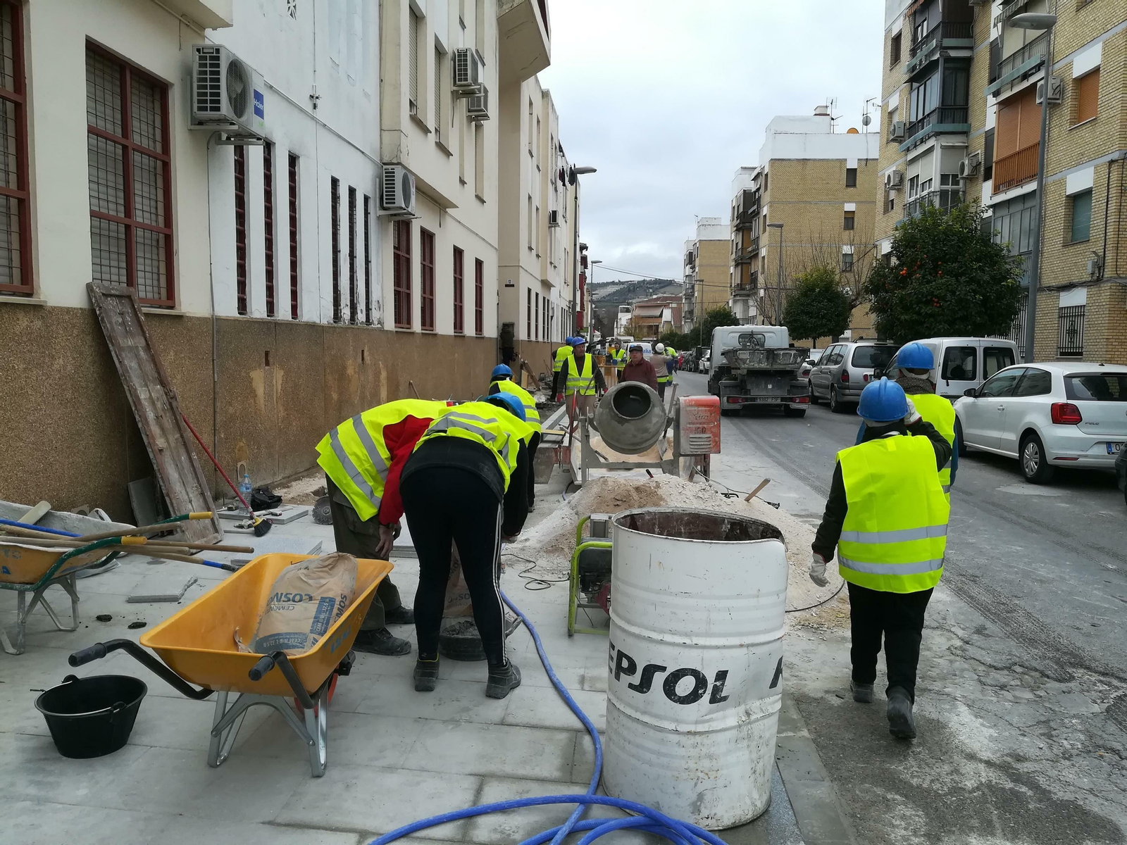 Obras del programa PFEA en Baena.