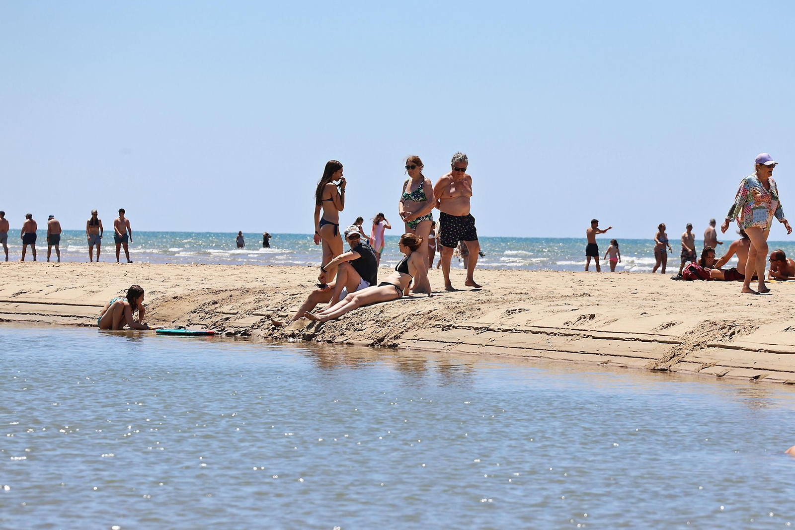 Las imágenes del domingo de playa en Huelva