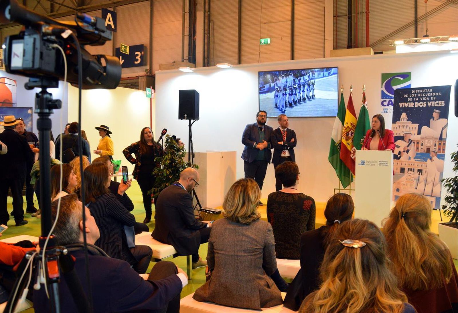 Presentación de la propuesta turística 'Yo hice la mili en San Fernando' en Fitur.