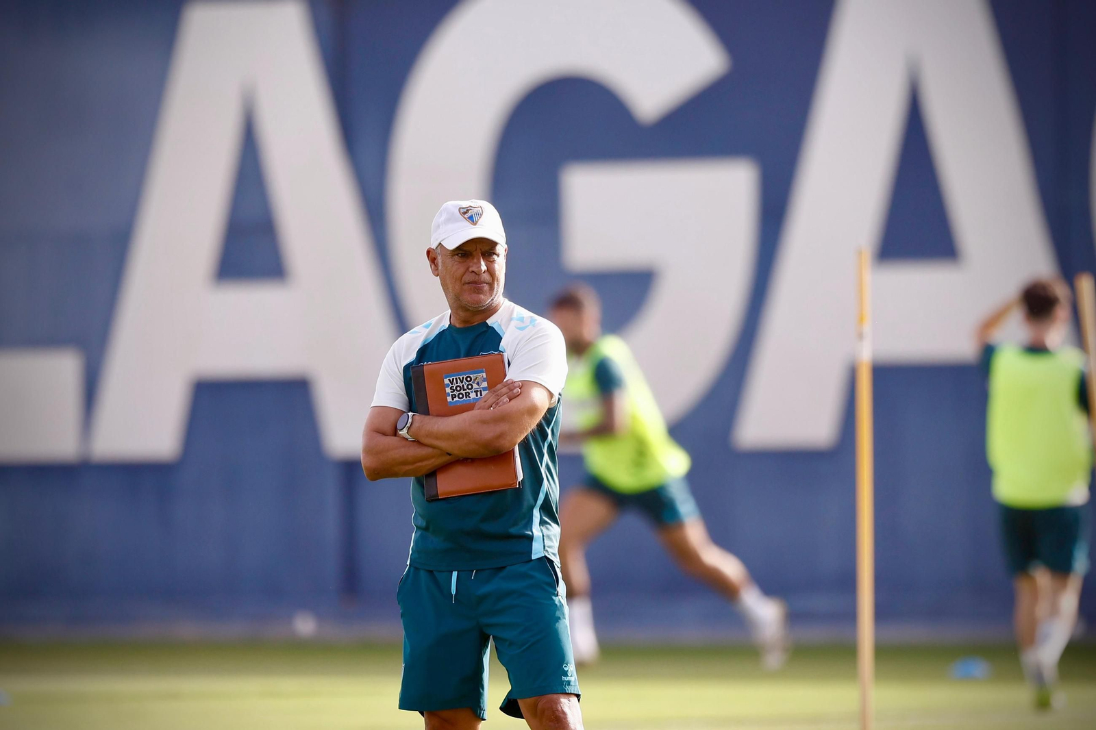 Haitam Abaida, "el mejor fichaje del Málaga", se entrena con el grupo