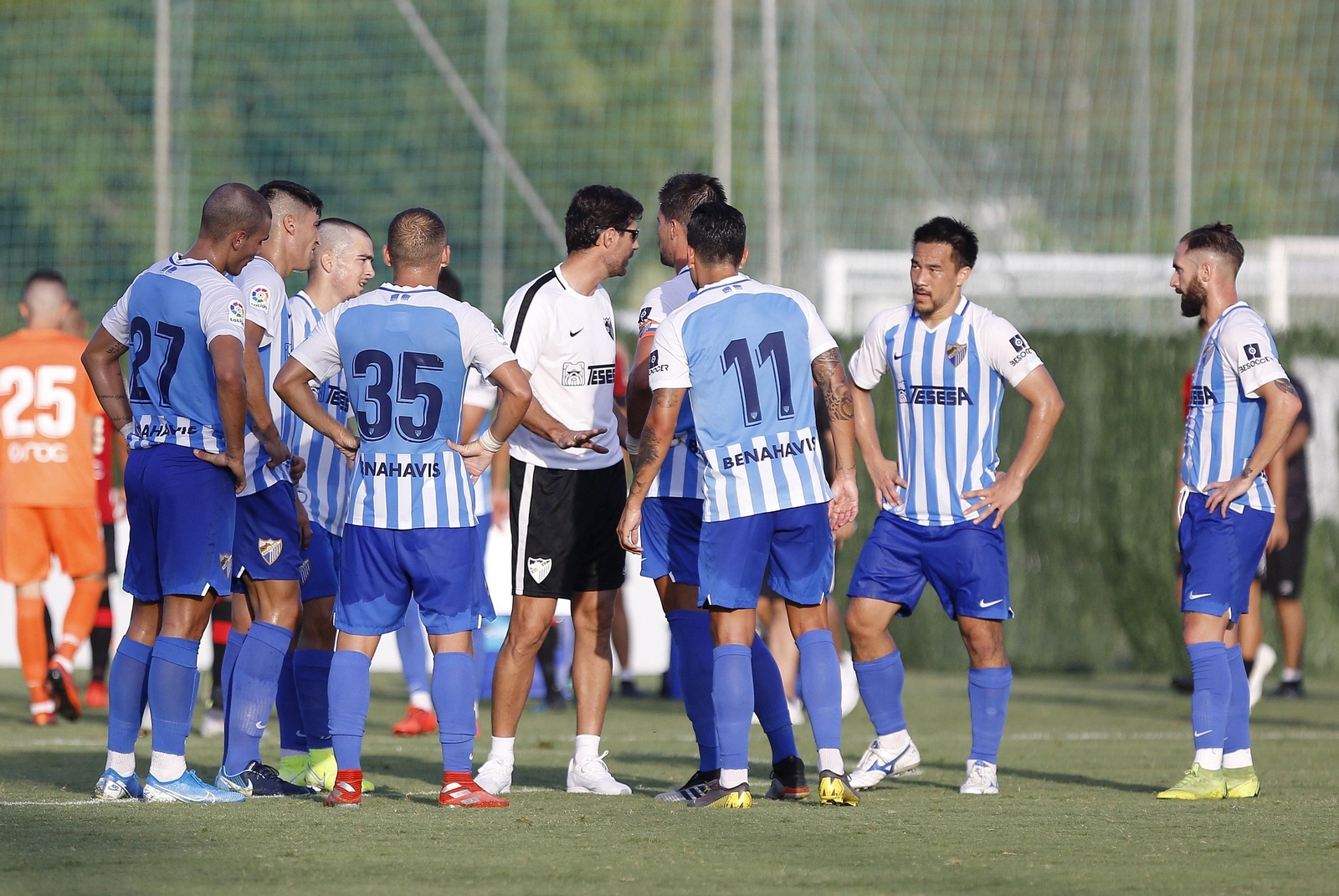 Shinji Okazaki, su fugaz paso por Málaga, en fotos