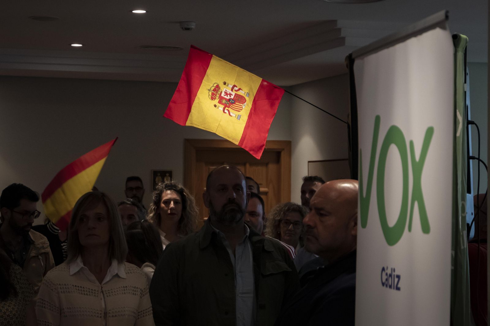 Espinosa de los Monteros, en un mitin de Vox en Jerez