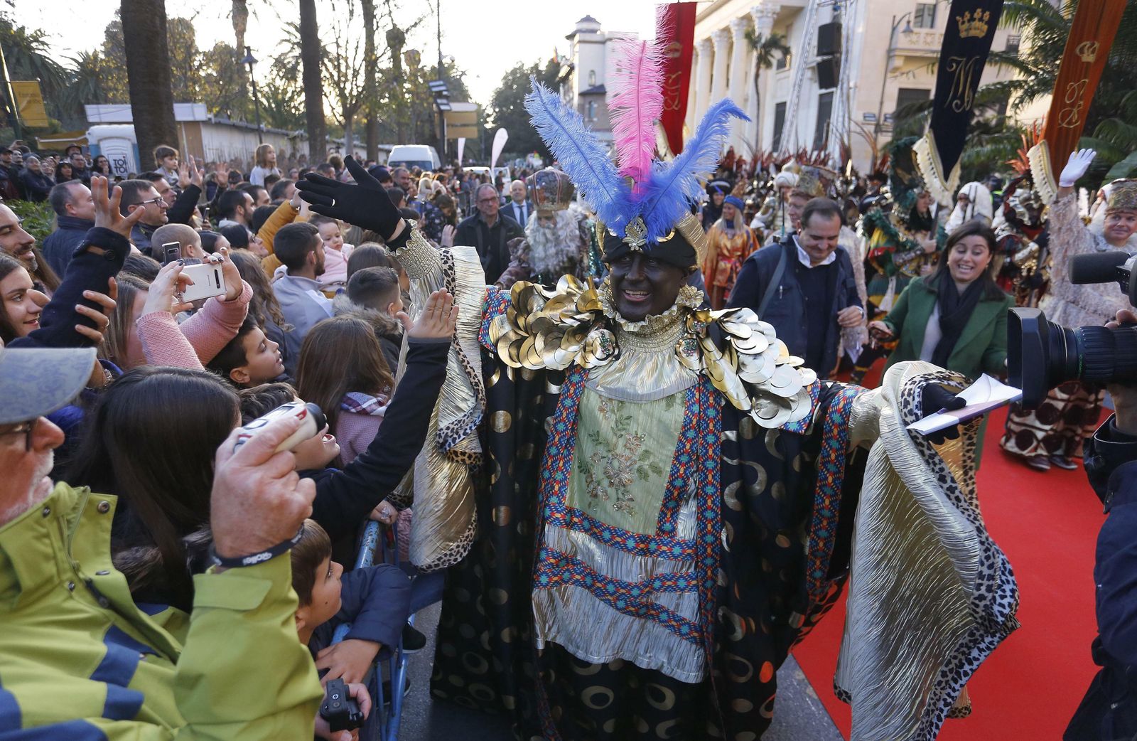 Fotos de la Cabalgata de Reyes Magos en Málaga 2020