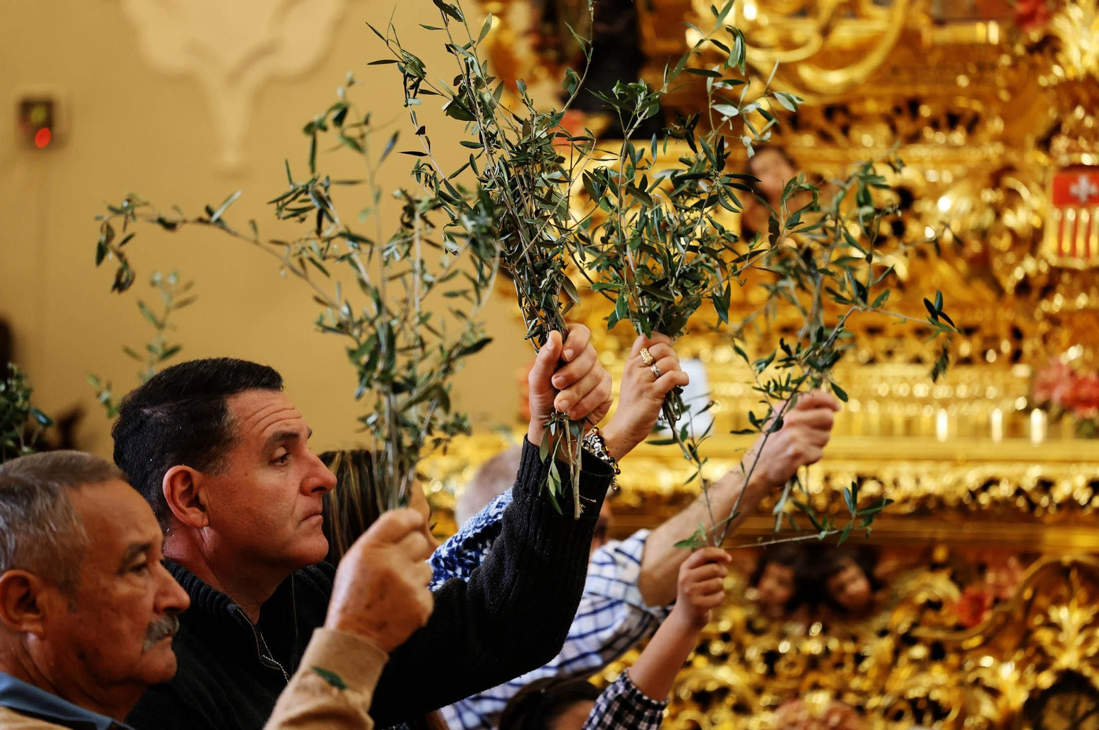 Domingo de Ramos 2025: Imágenes de la Misa presidida por el obispo de Huelva, Santiago Gómez, en la Catedral de Huelva