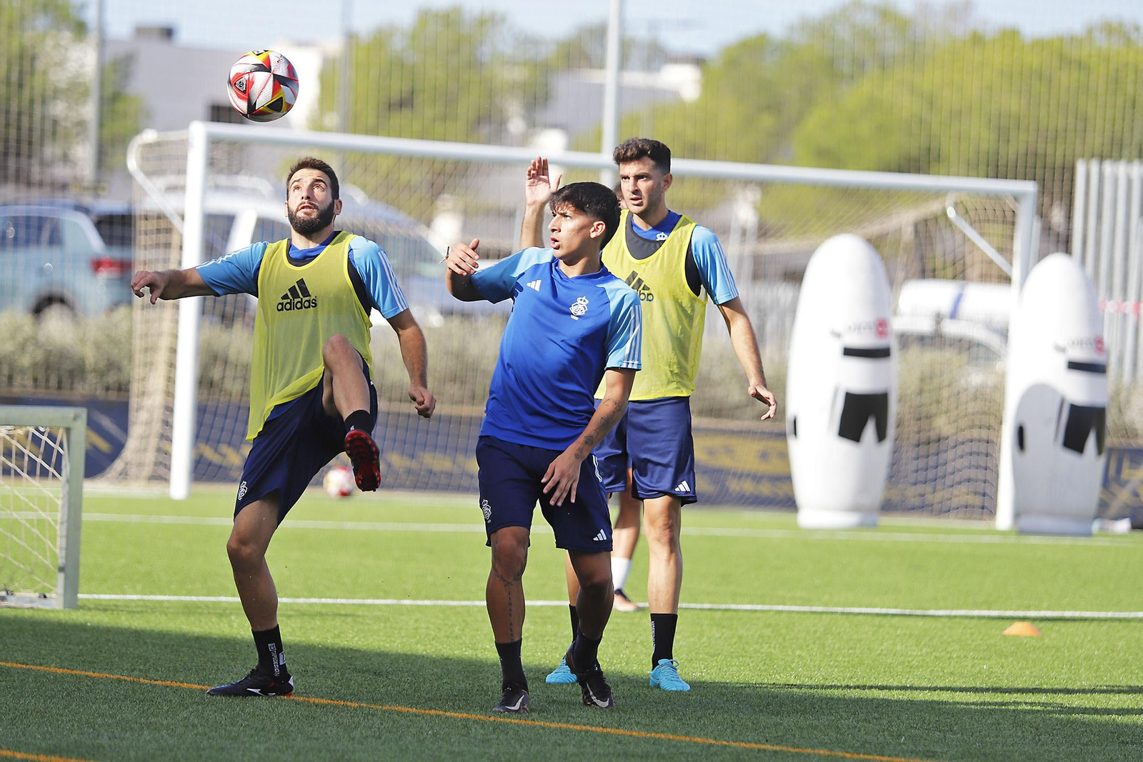 Imágenes del entrenamiento del Recreativo de Huelva