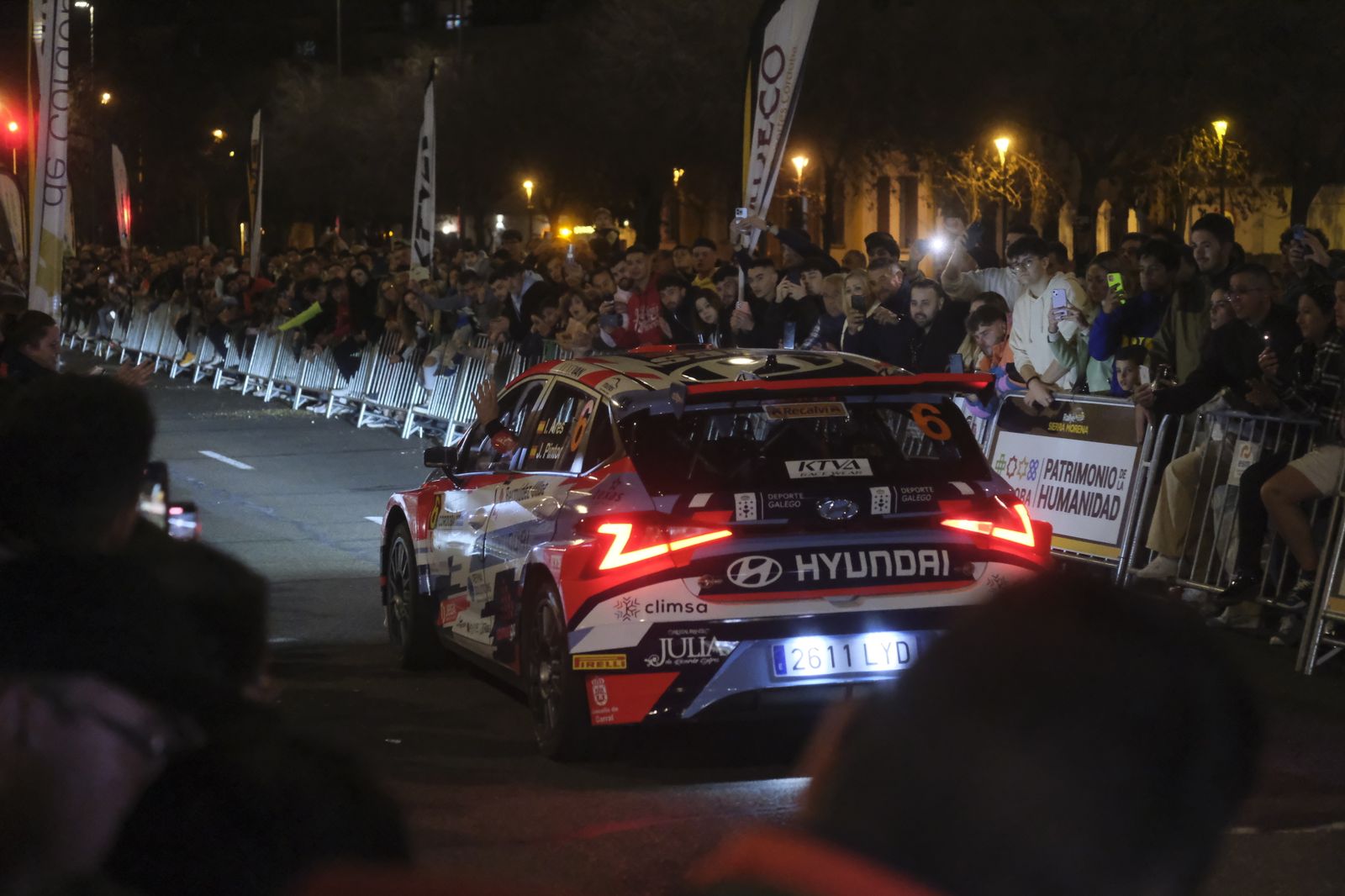 Así ha sido la ceremonia de salida del Rallye Sierra Morena 2023