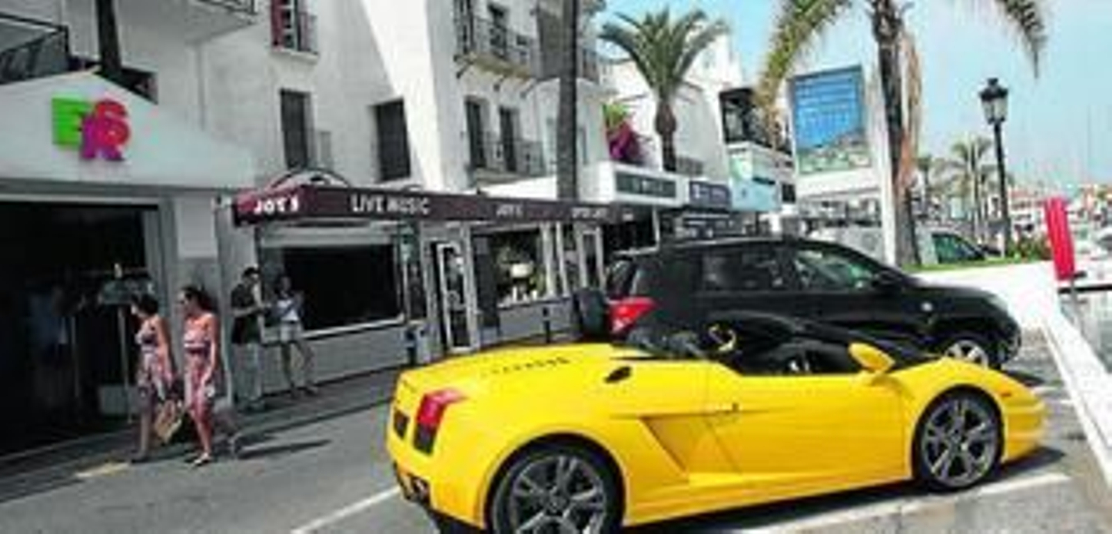 Vista de Puerto Banús en Marbella.
