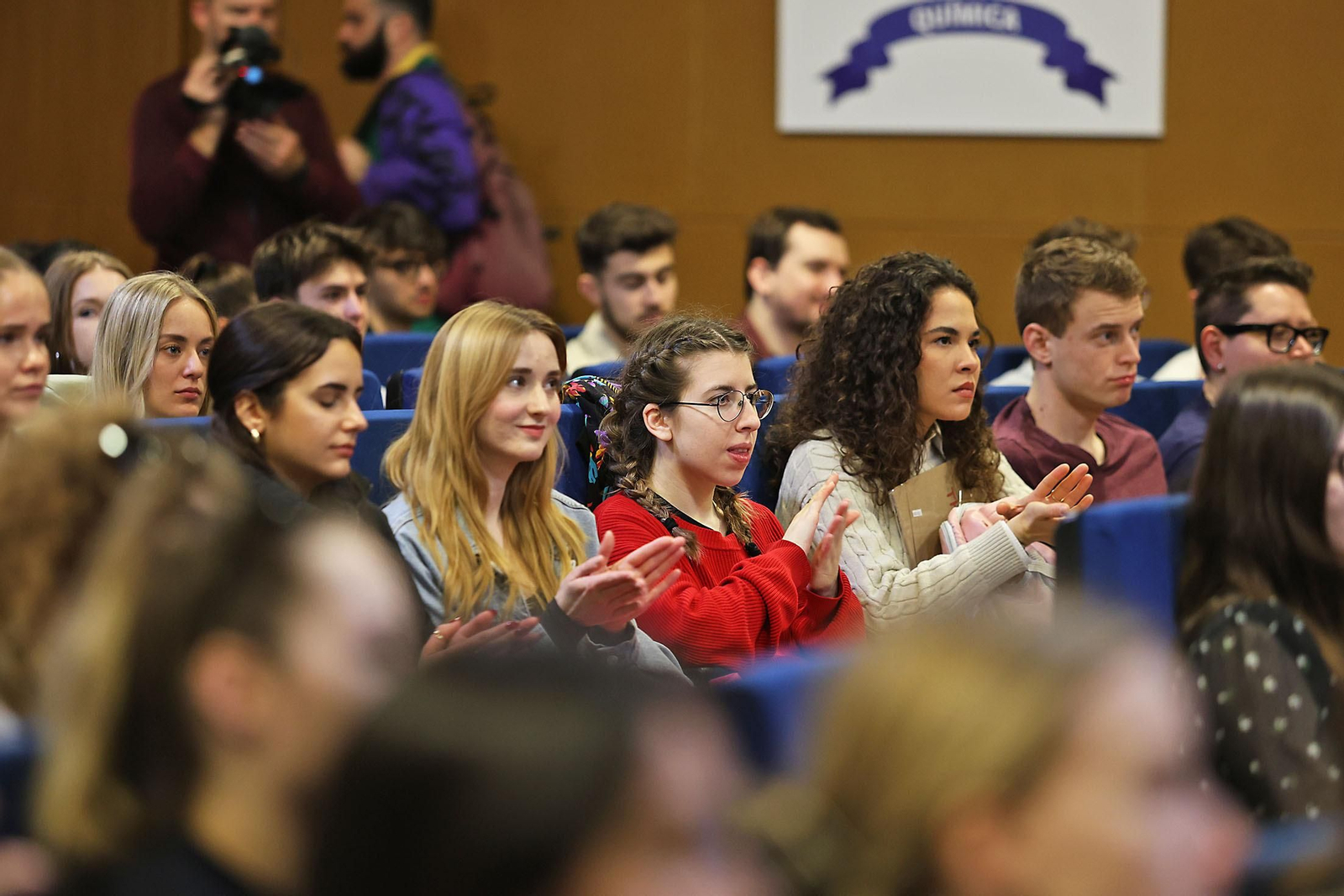 Imágenes de la Welcome Ceremony para dar la bienvenida al alumnado Erasmus que estudiará en la UHU