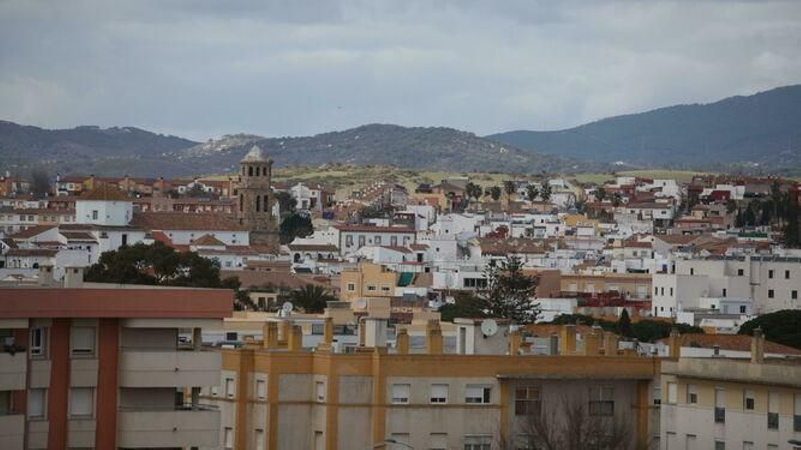 Vista del casco urbano de Los Barrios.