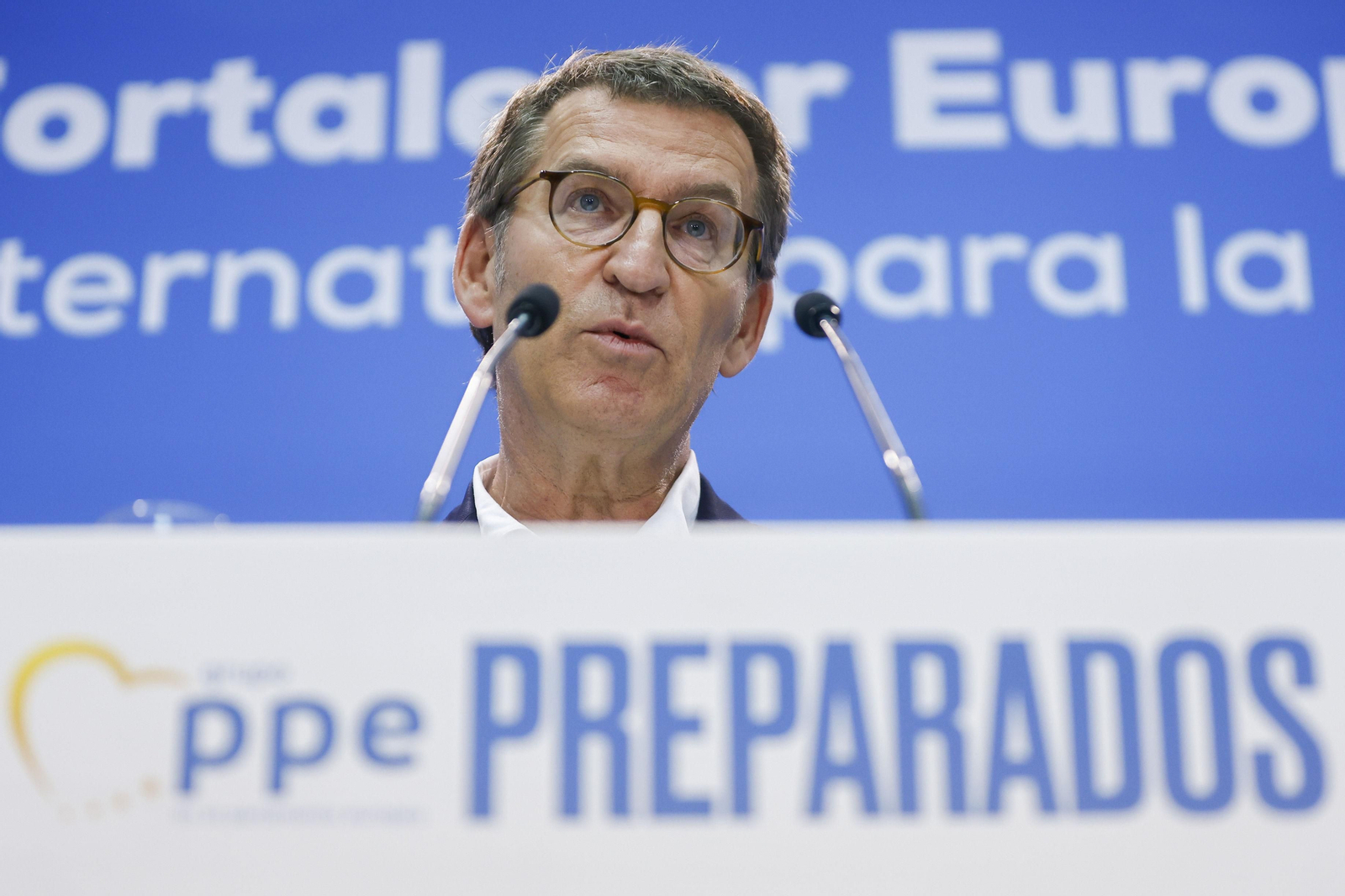 El presidente del Partido Popular, Alberto Núñez Feijóo, inaugura este miércoles las jornadas "Fortalecer Europa con una alternativa para la mayoría".