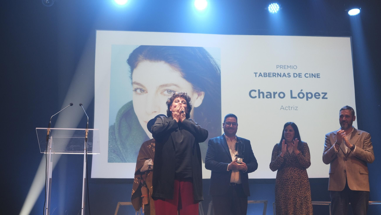 Charo López recoge su Premio 'Tabernas de Cine', en imágenes