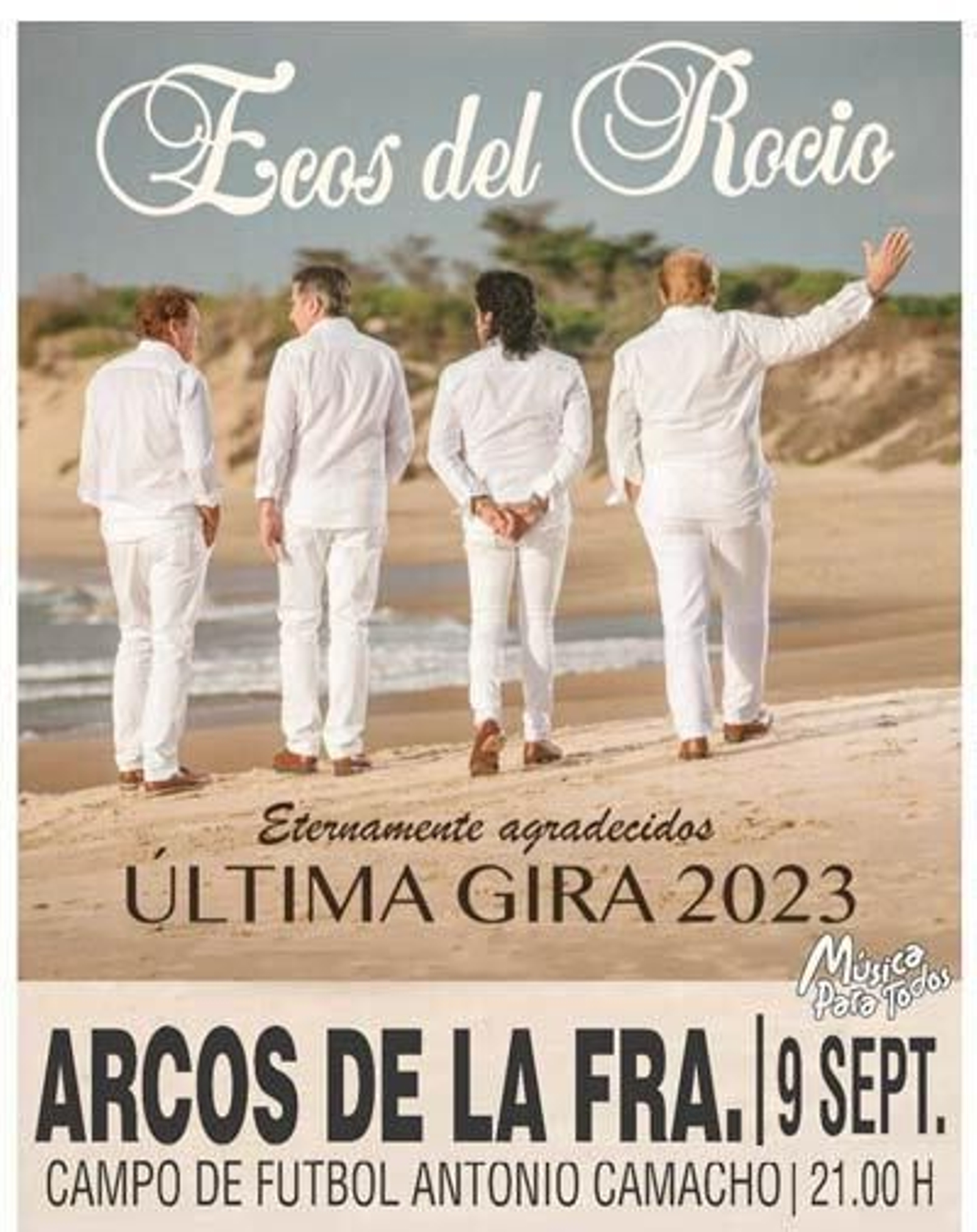 Los mejores conciertos de septiembre en Jerez, Sanlúcar, Arcos y San Fernando