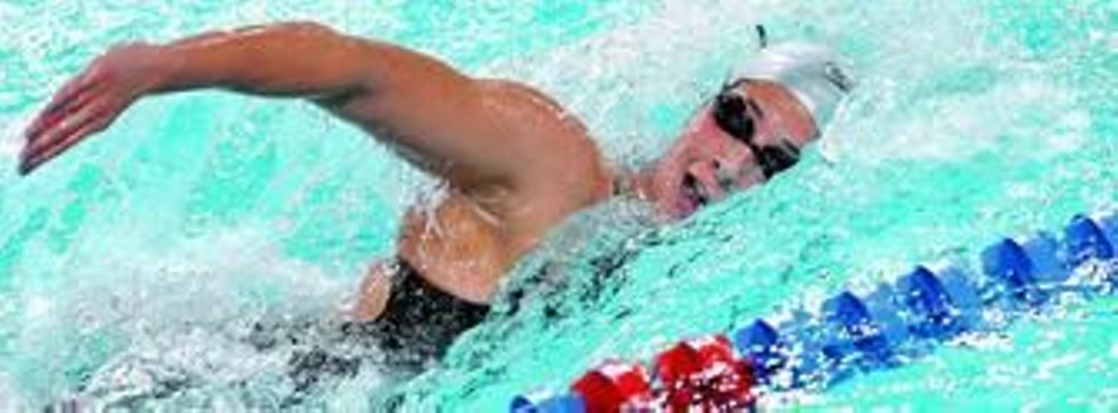 La española Erika Villaécija, durante la final de 1.500 metros libre, en la que obtuvo la medalla de plata.