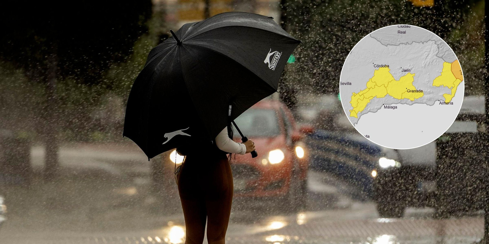 Este viernes 10 de octubre se esperan chubascos generalizados en Andalucía.