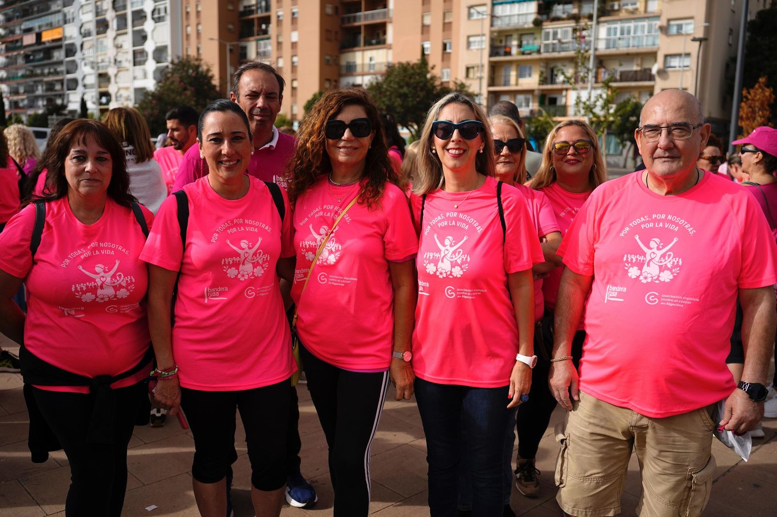 Algeciras respalda la XII Marcha contra el Cáncer de Mama