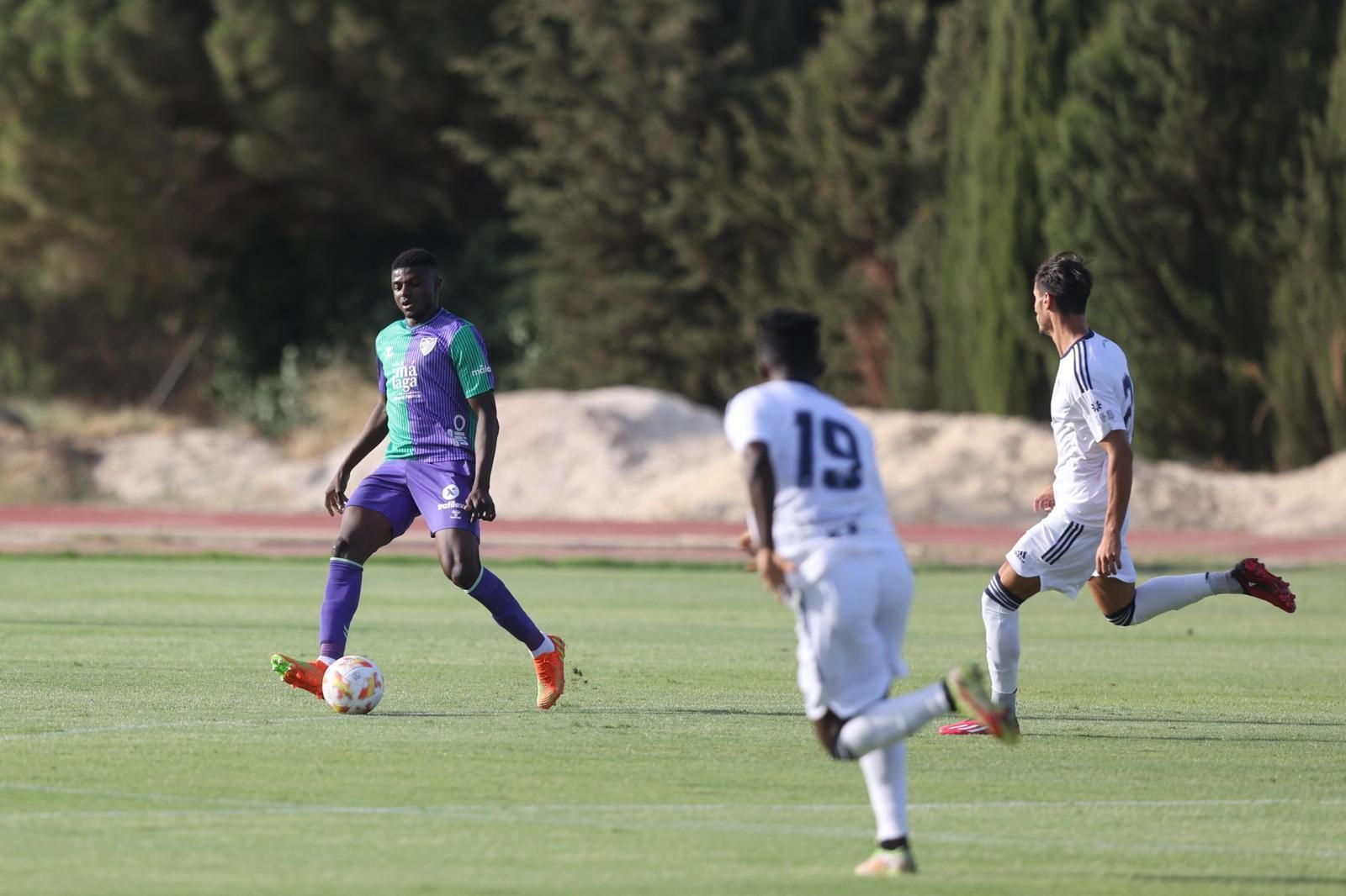 Moussa Diarra, durante el partido. Moussa Diarra, durante el partido.