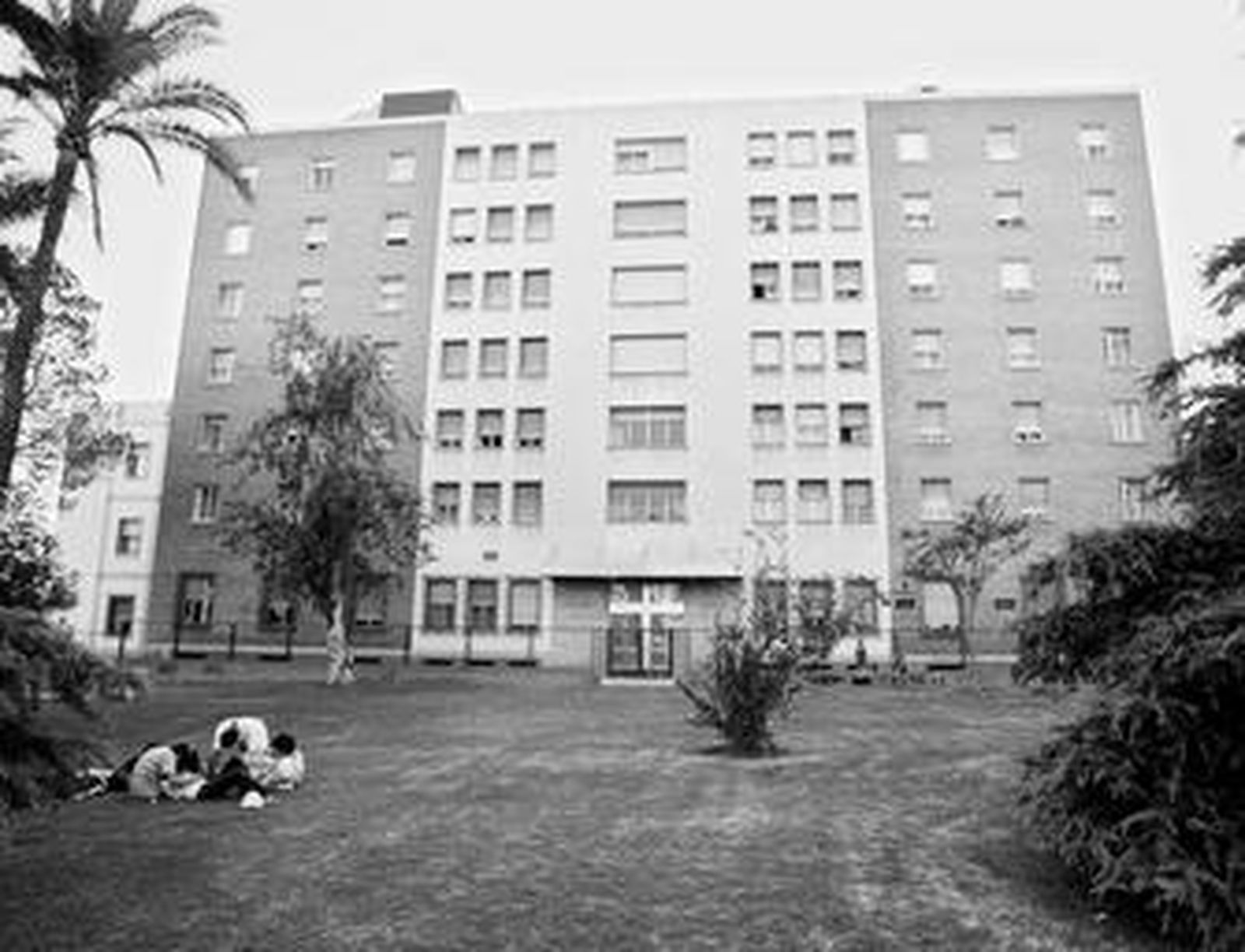 Fachada de los juzgados de lo penal de la ciudad.