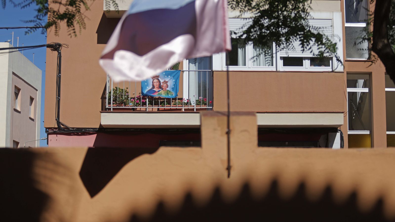 Fotos de la procesión de María Auxiliadora en La Línea