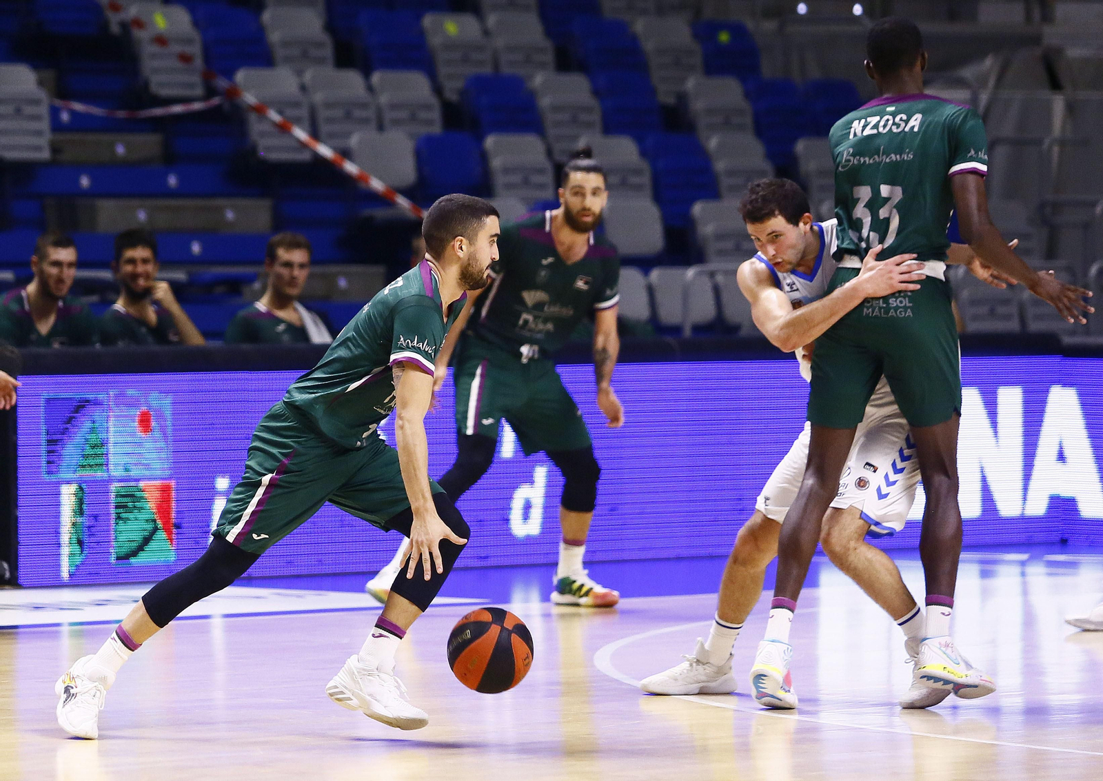 Jaime Fernández, en el duelo frente al Acunsa GBC.