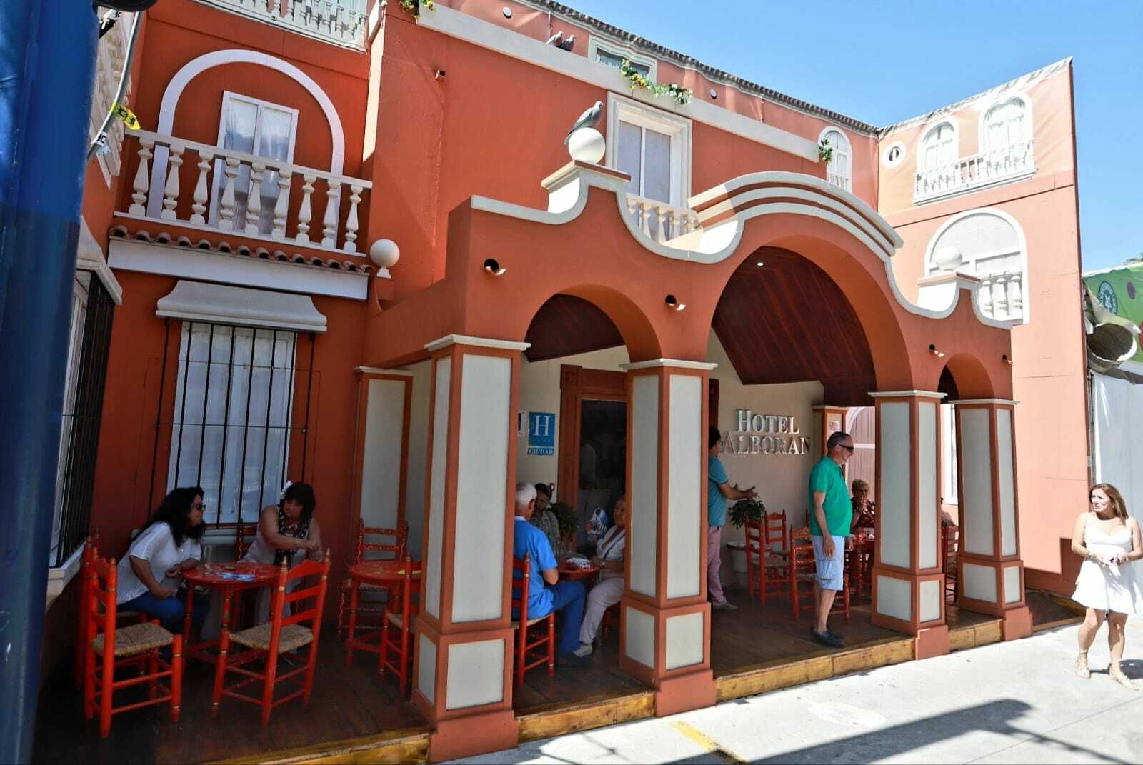 El hotel Alborán de Los Buyitas.