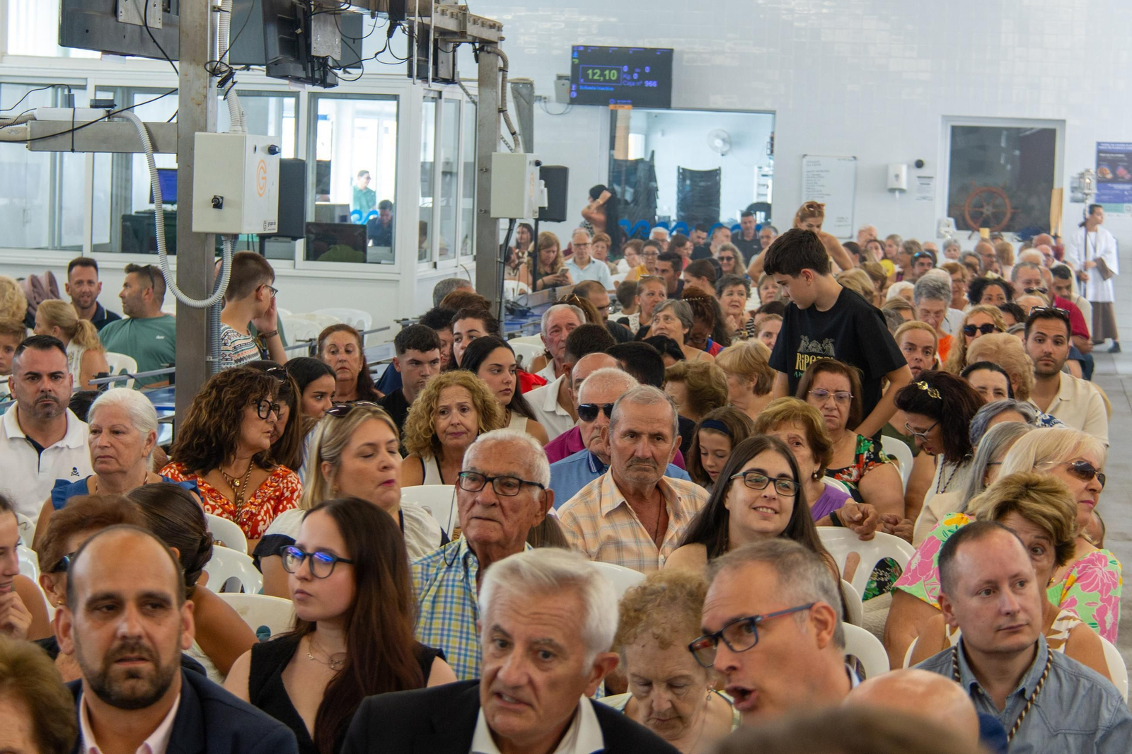 La Lonja de Motril acoge la tradicional misa en honor a la Virgen del Carmen La Lonja de Motril acoge la tradicional misa en honor a la Virgen del Carmen
