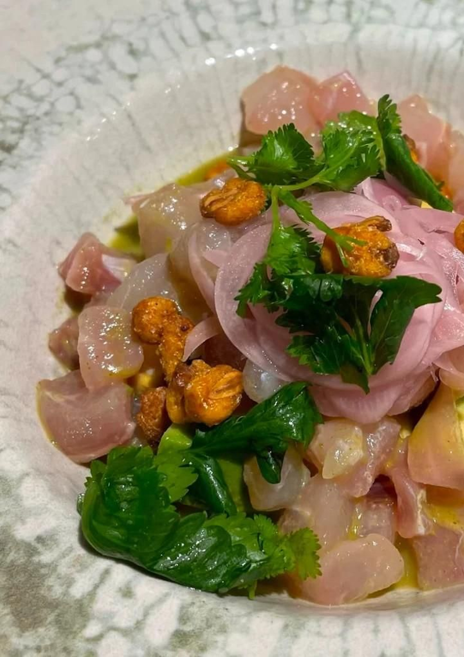 Plato de Surban, uno de los restaurantes mejor valorados de Algeciras.