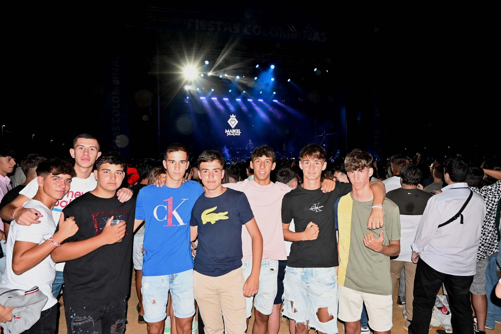 Las imágenes del concierto de Maikel Delacalle en las Fiestas Colombinas de Huelva