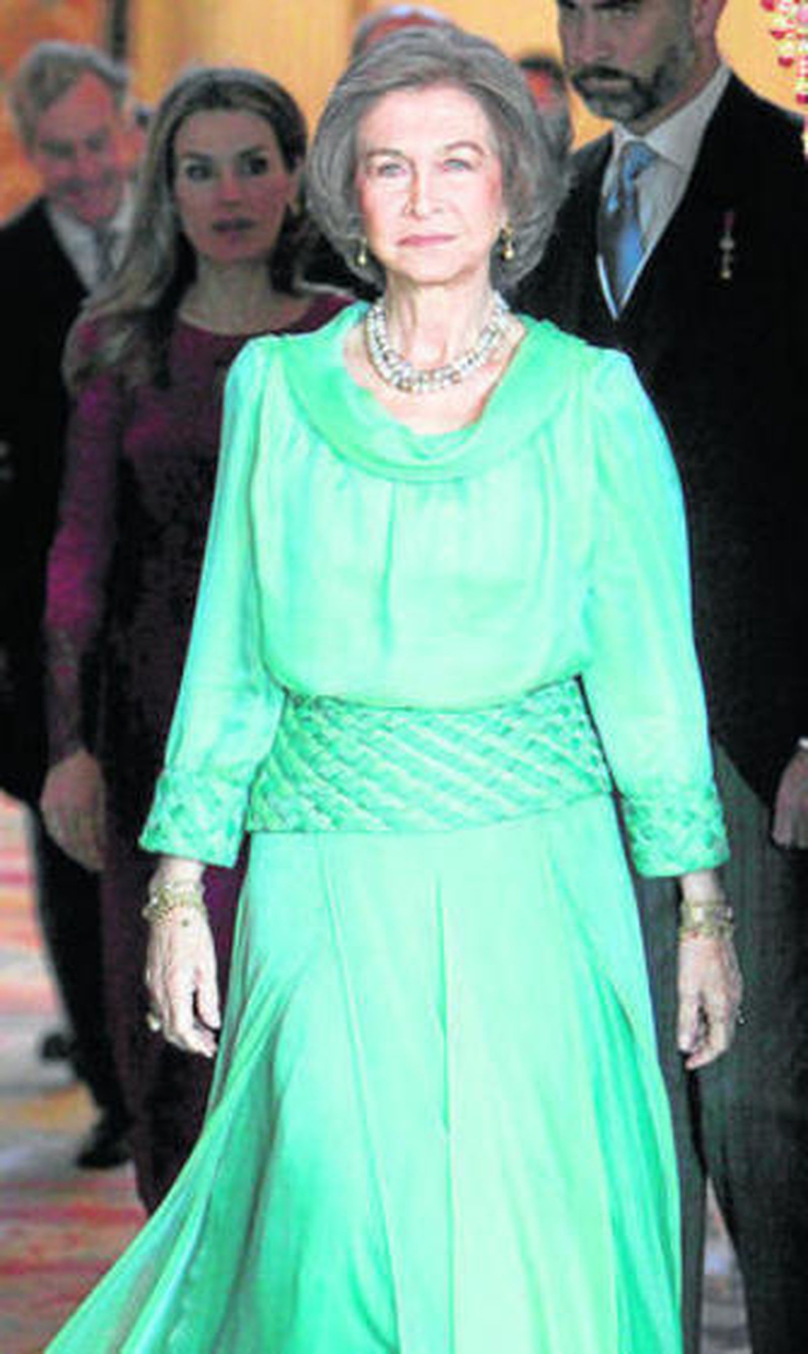 Imagen reciente de Doña Sofía en un acto oficial.