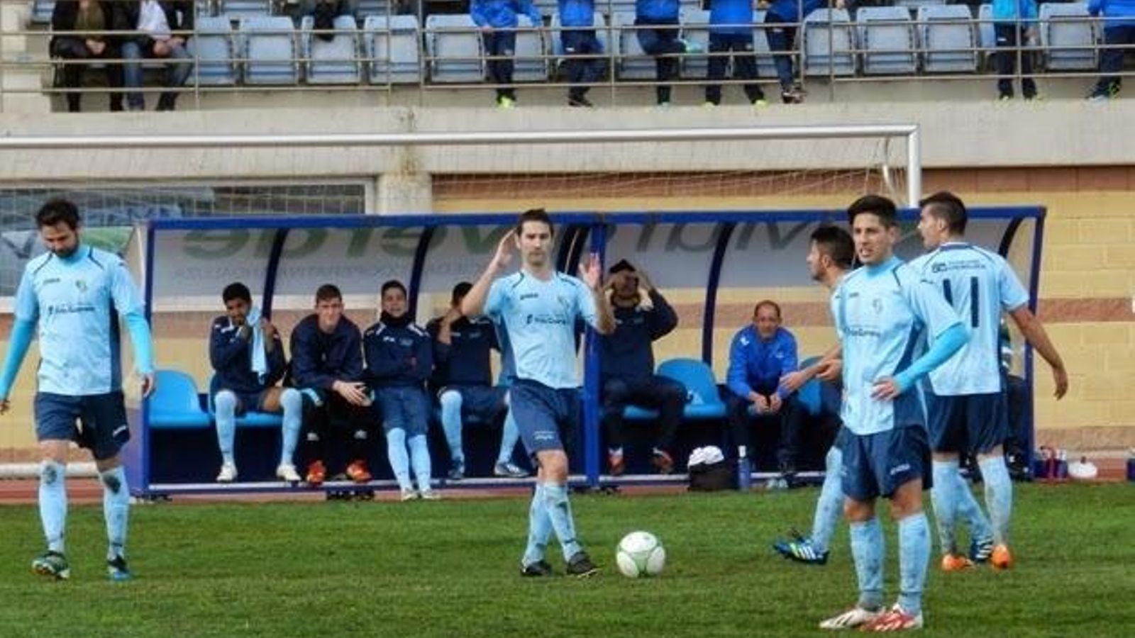 Javicho, con el CD El Ejido en Santo Domingo.