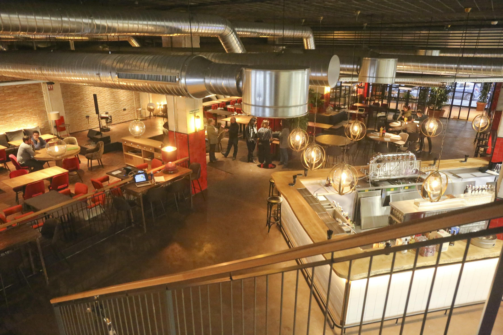 Vista del negocio hostelero este miércoles.