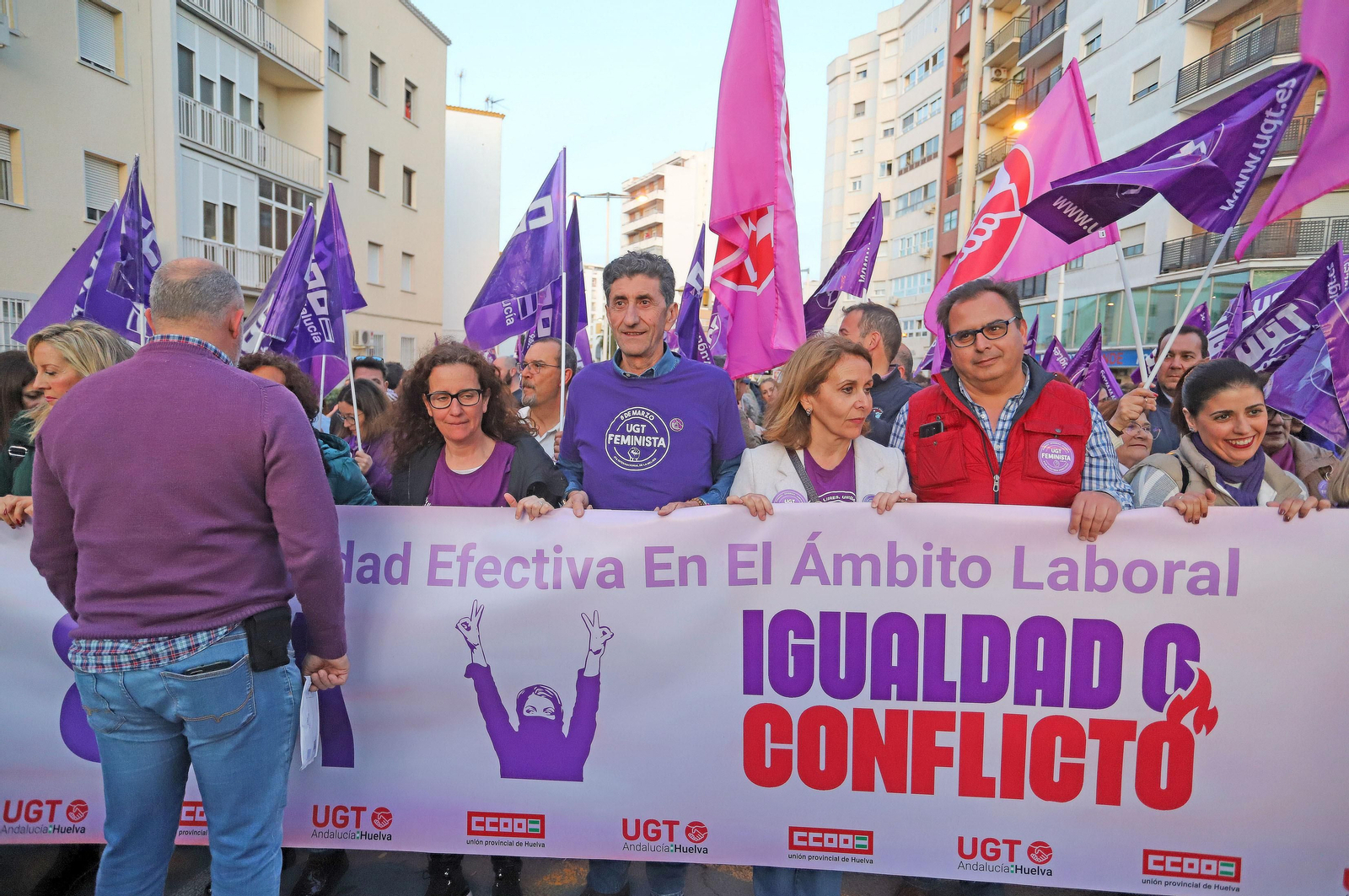 Imágenes de la manifestación del 8 de marzo, Día Internacional de la Mujer