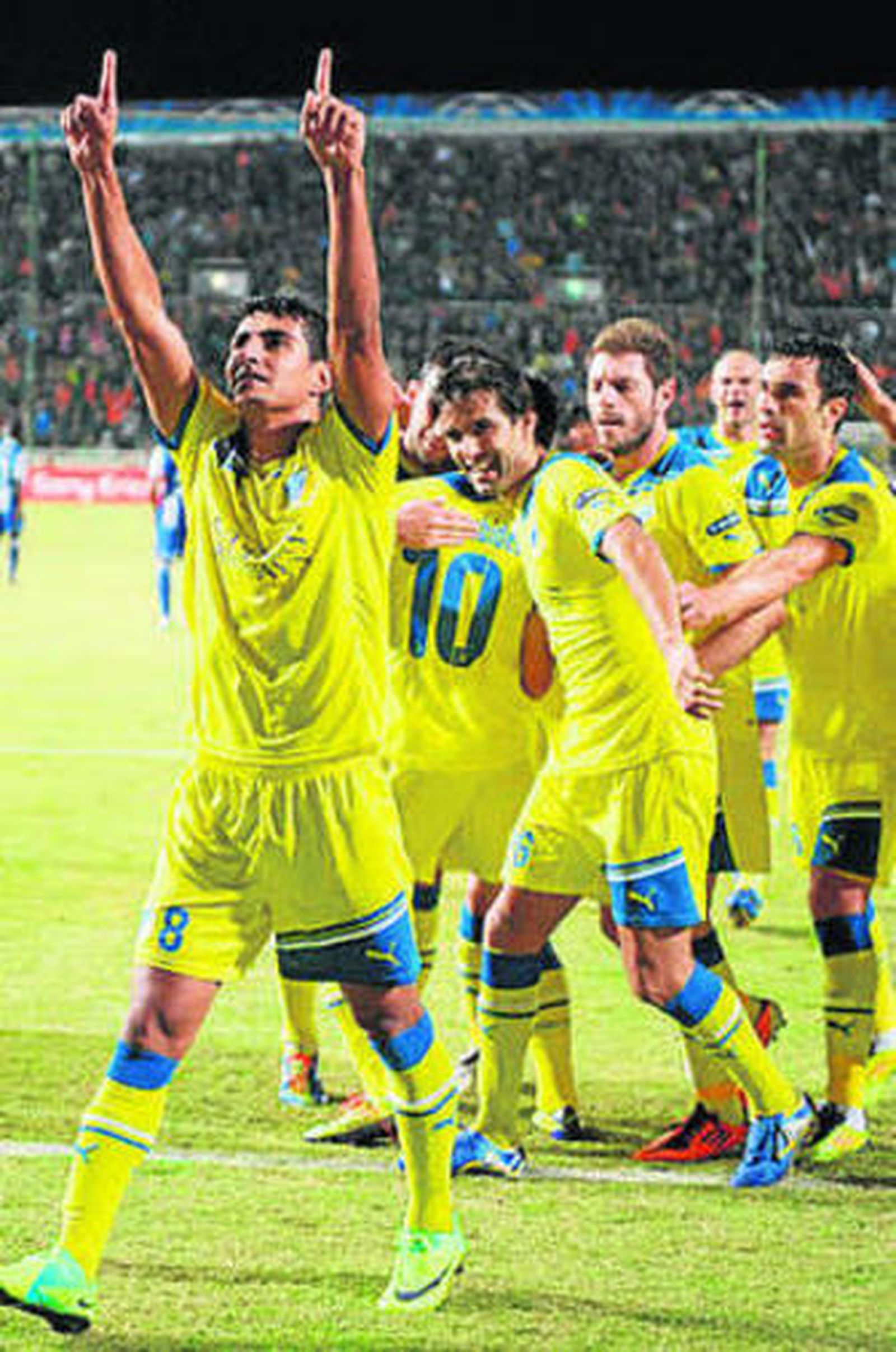 Ailton, tras su gol.