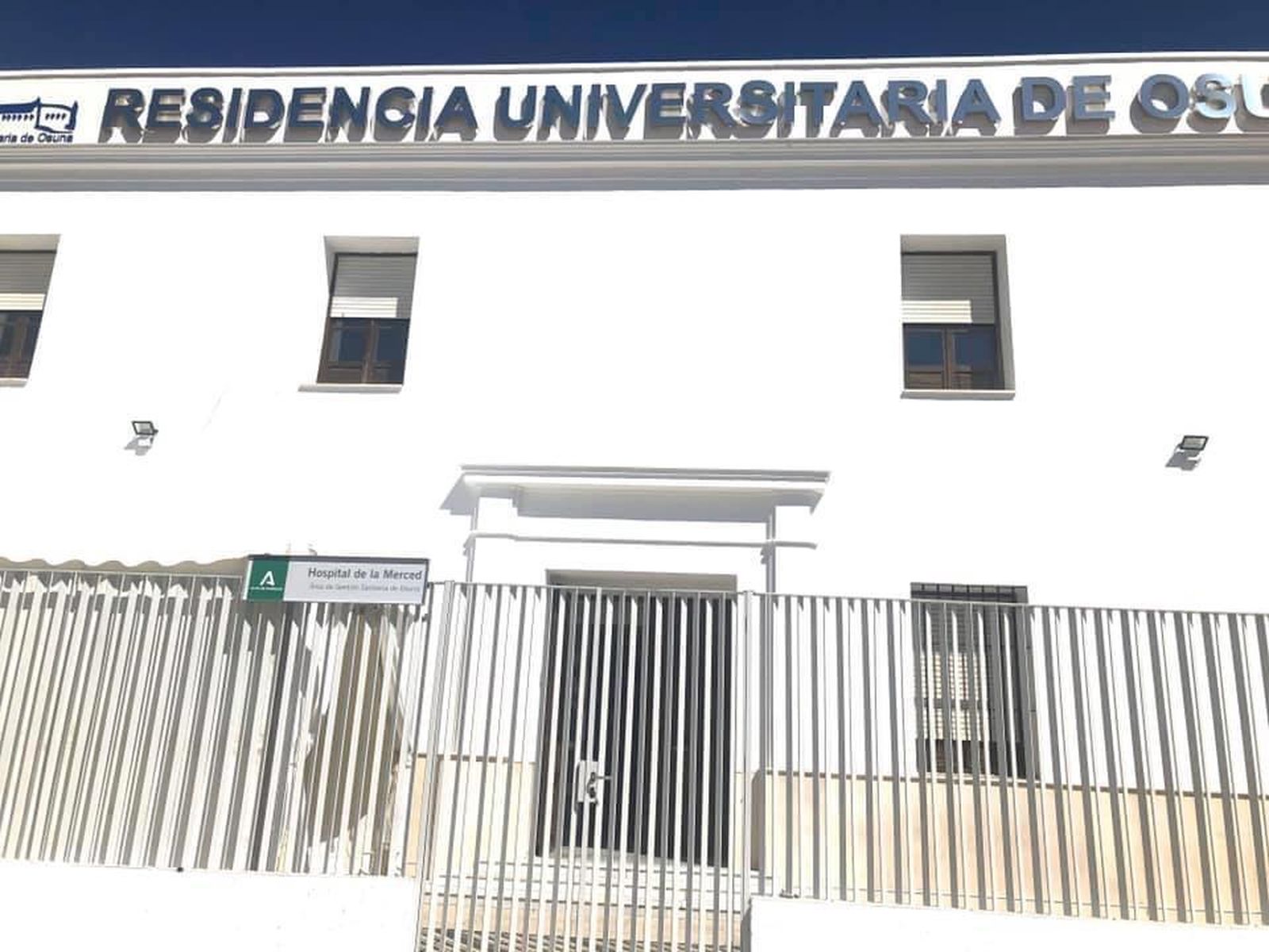 La residencia universitaria de Osuna, en una imagen difundida por el gerente del área Sanitaria.