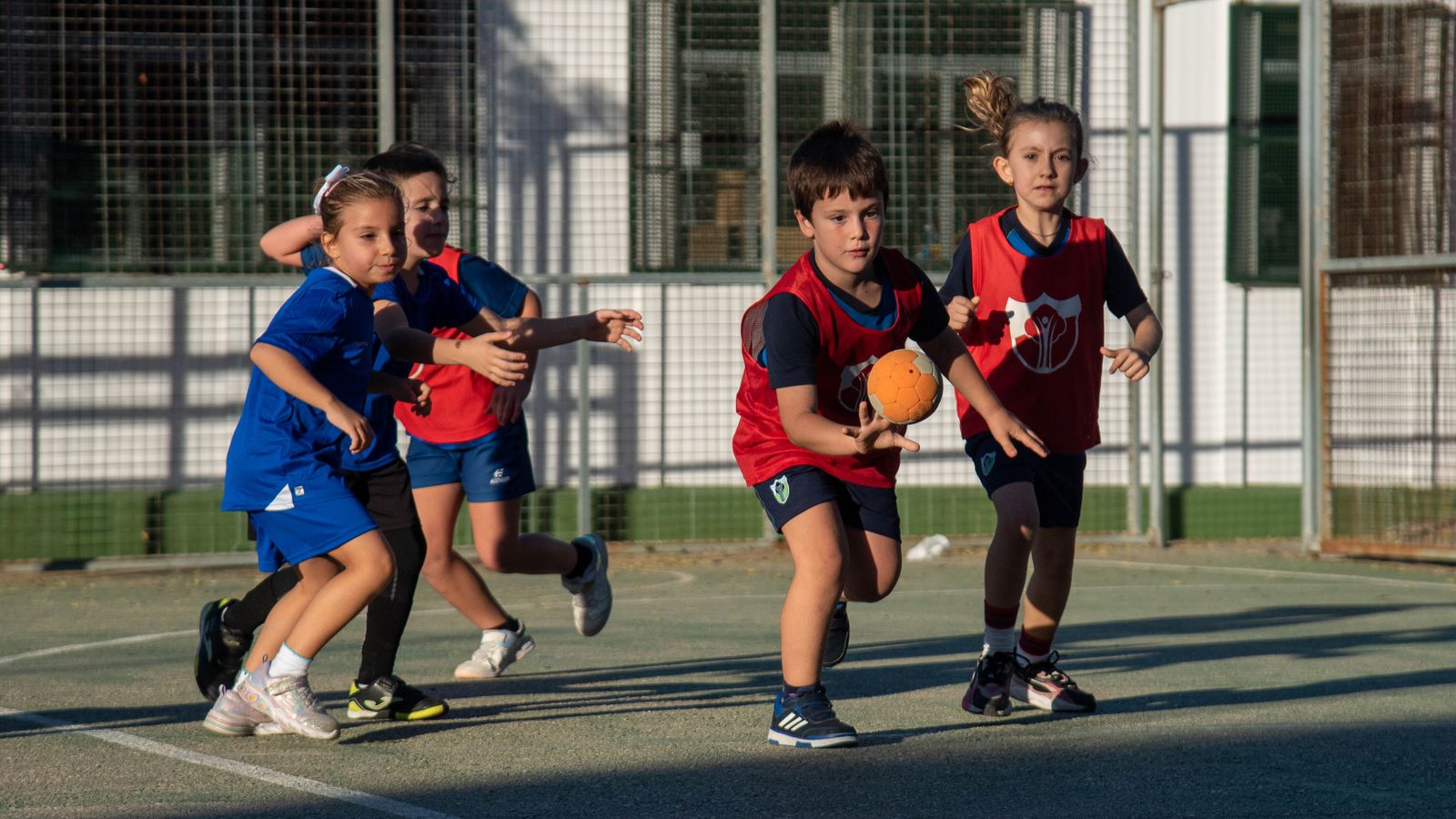 La fotos de los Juegos Municipales de Balonmano en el colegio Los Pinos