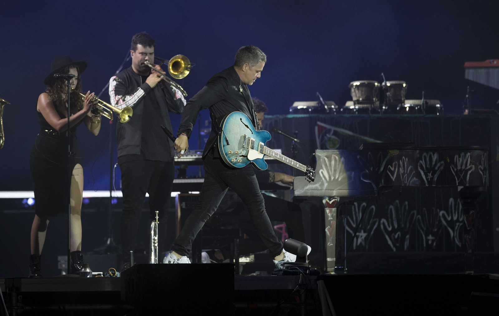 Las imágenes del concierto de Alejandro Sanz