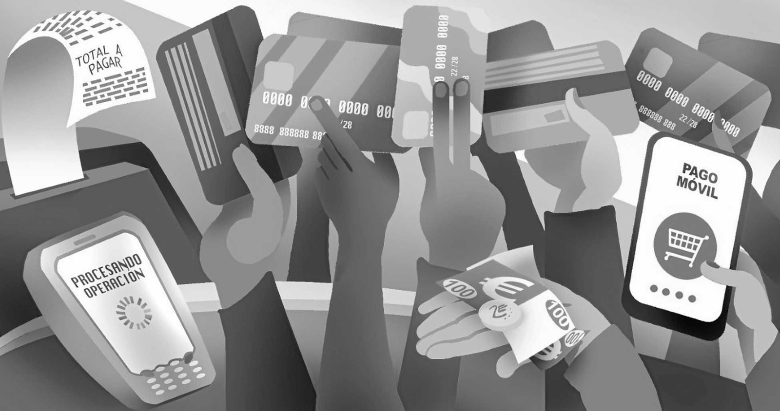 Ilustración de las nuevas formas de pago.