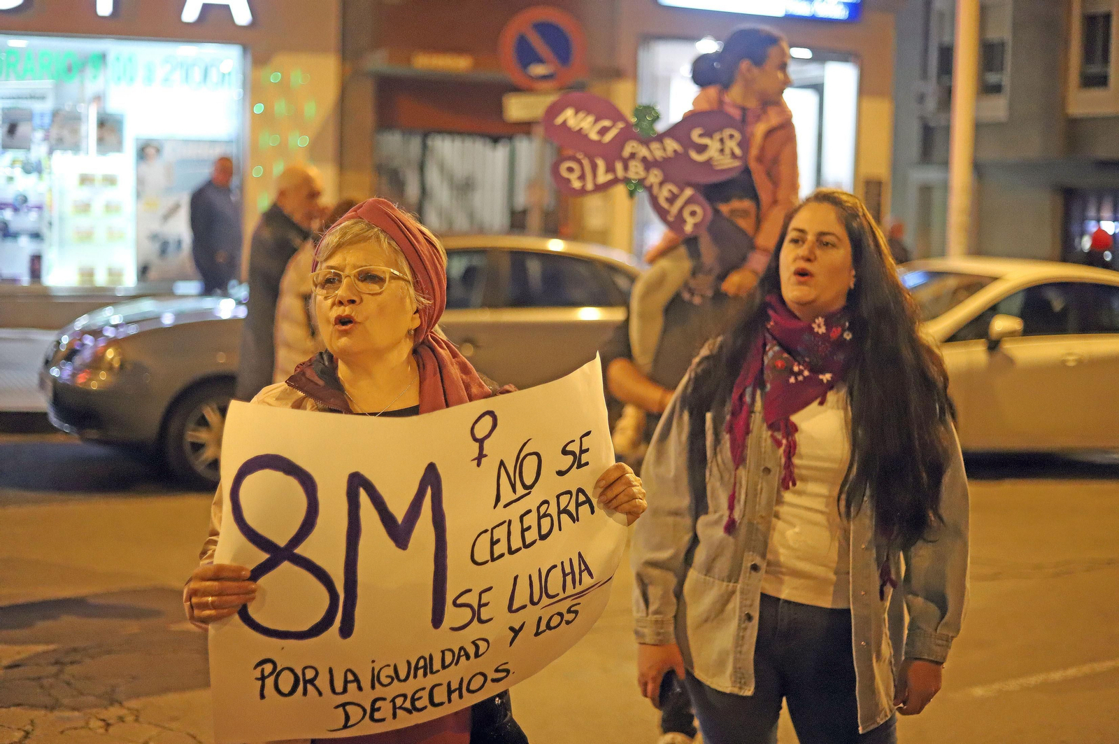 Imágenes de la manifestación del 8 de marzo, Día Internacional de la Mujer