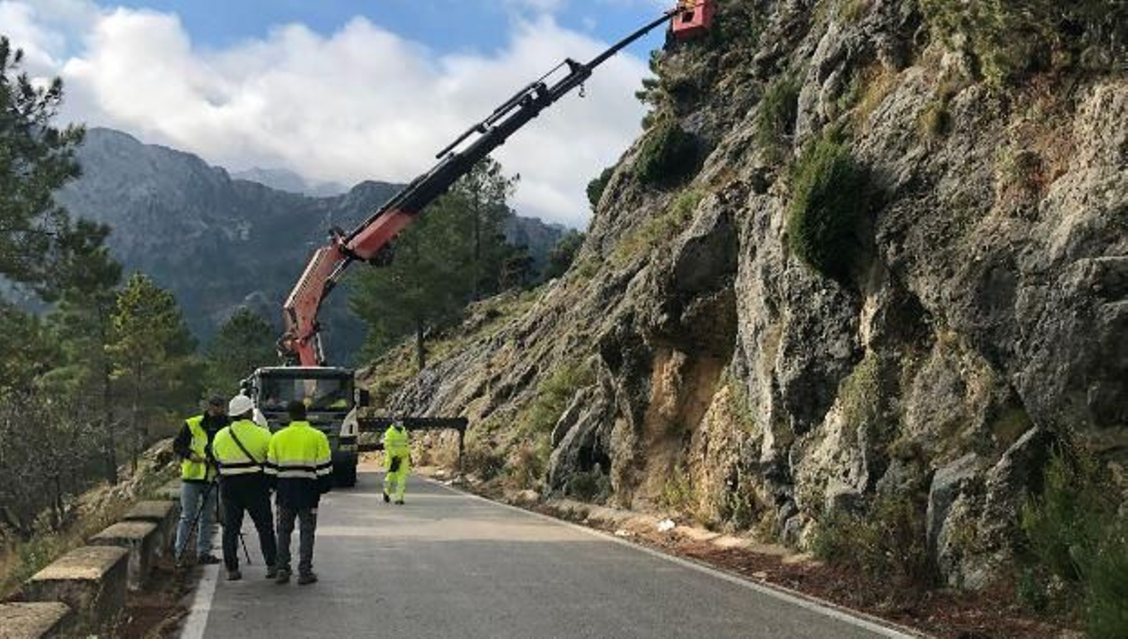 Imagen de archivo de la CA-9104, donde se ha producido el accidente.