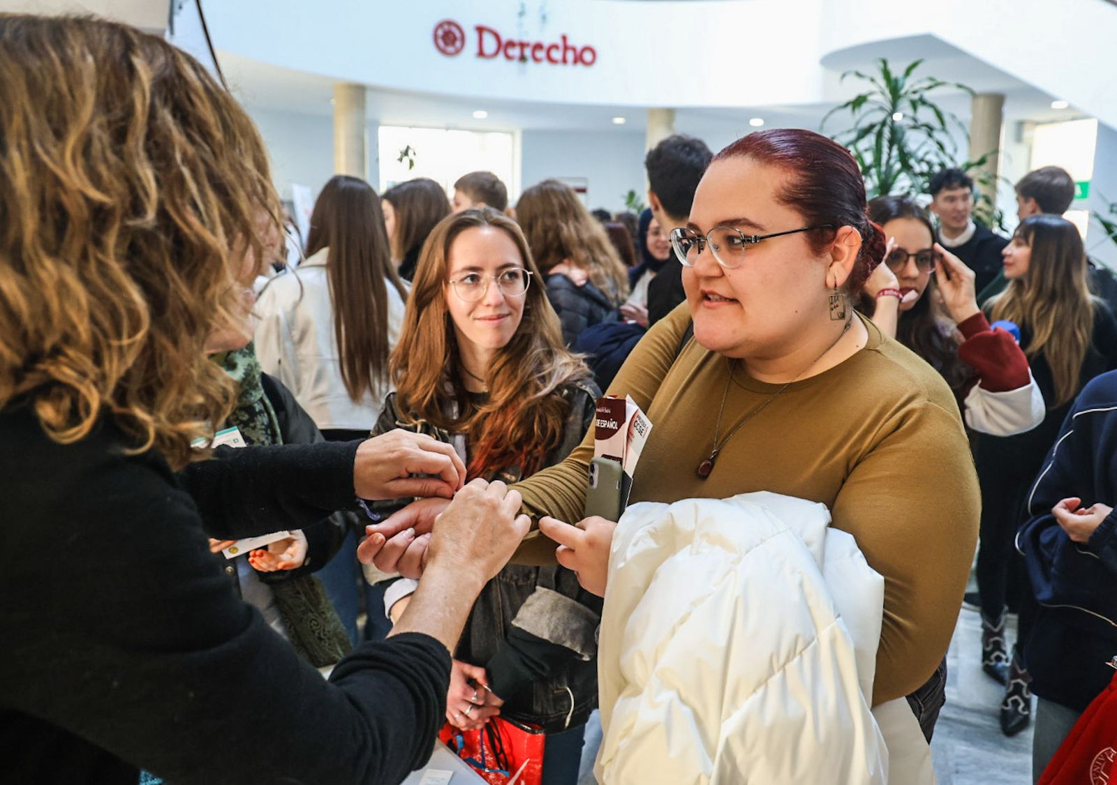 Fotografías de la llegada de estudiantes Erasmus a la Universidad de Huelva