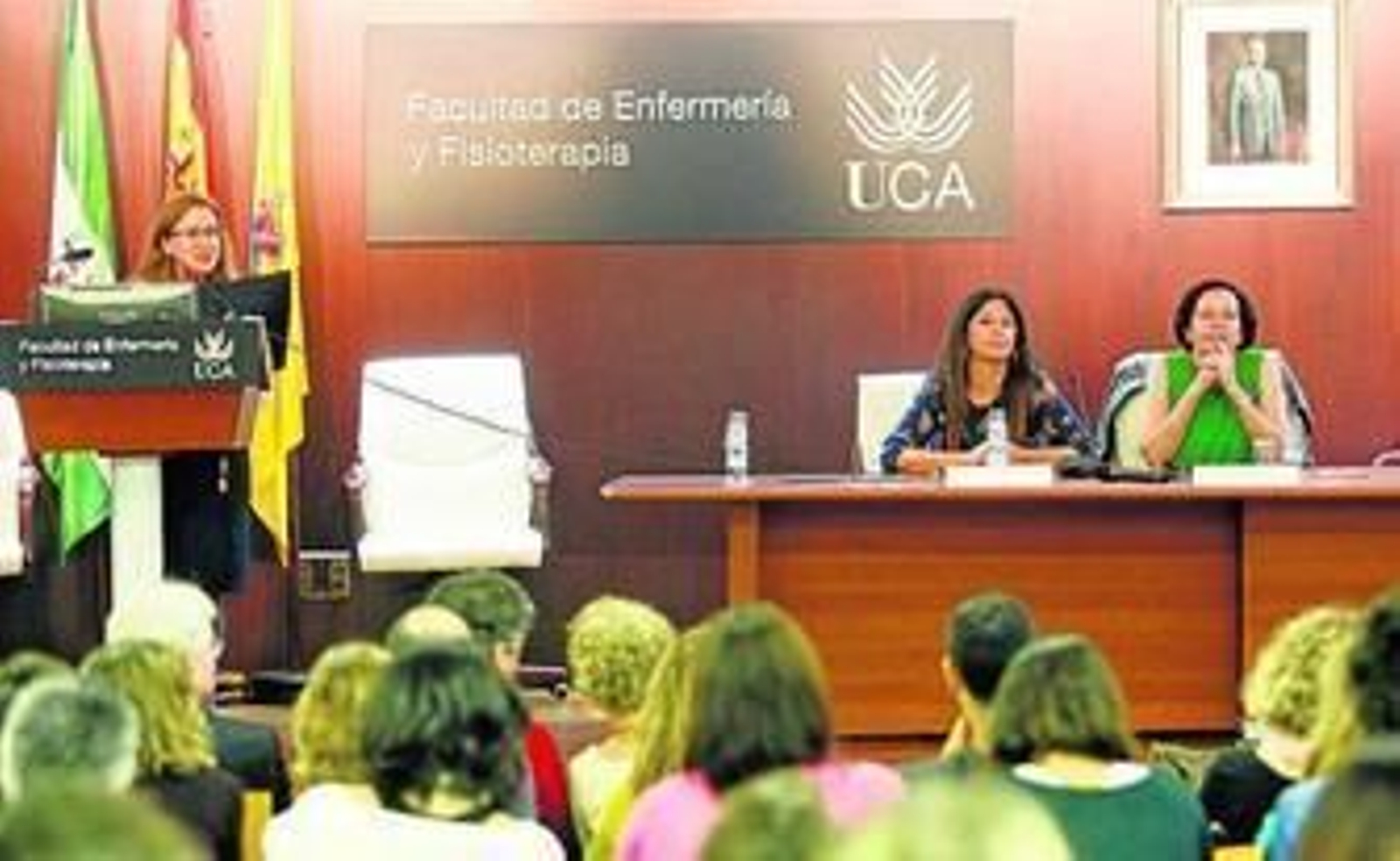 Un momento de las jornadas que se celebraron ayer en la Escuela de Enfermería.