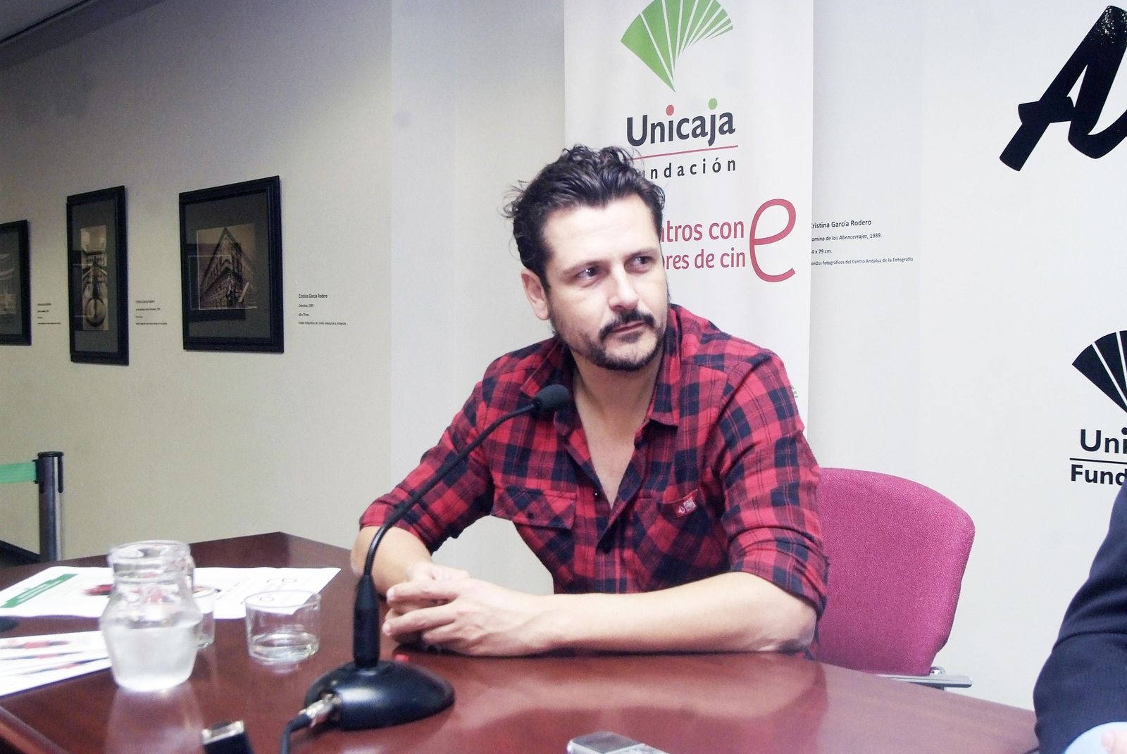 Kike Maíllo, ayer en Almería.