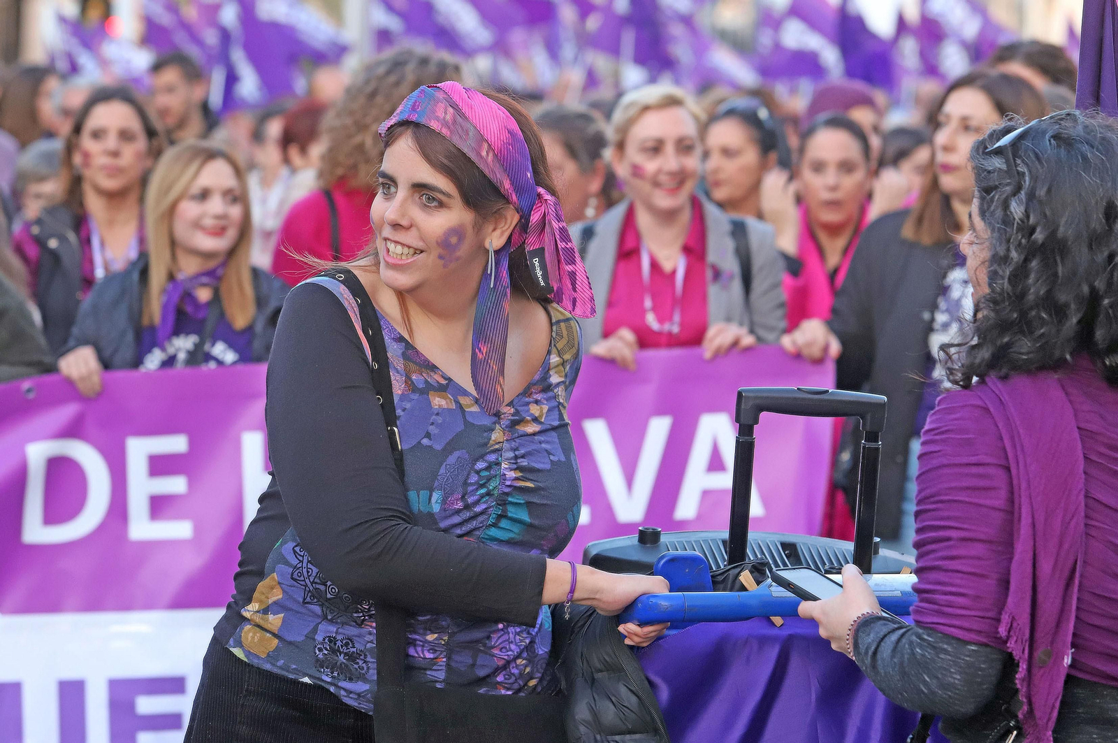 Imágenes de la manifestación del 8 de marzo, Día Internacional de la Mujer