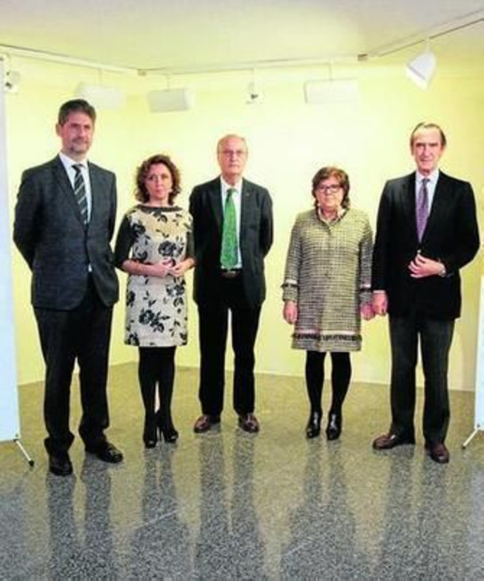 De izqda. a dcha.: Cañadilla, Baena, Fernández, Sánchez y Enríquez.