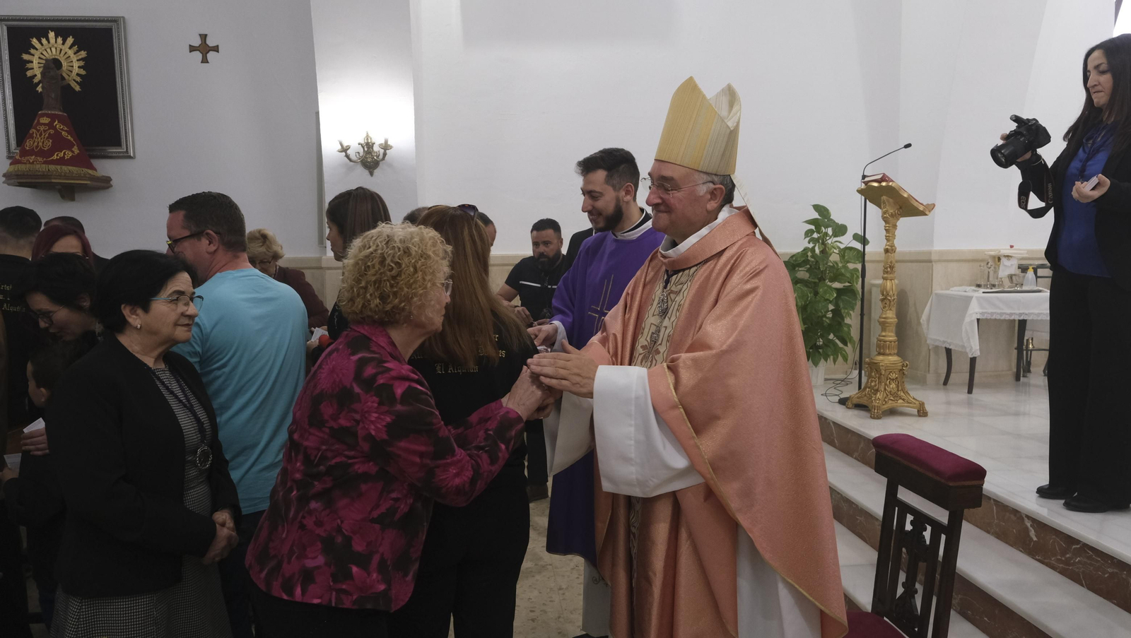 Imágenes de la bendición de la Borriquita de El Alquián, por el Obispo de Almería