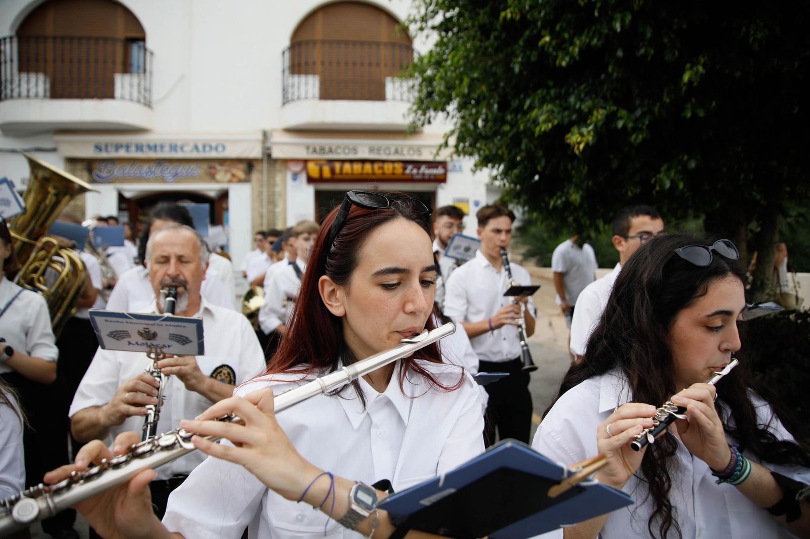 La Subida del Agua de las fiestas de Mojácar, en imágenes