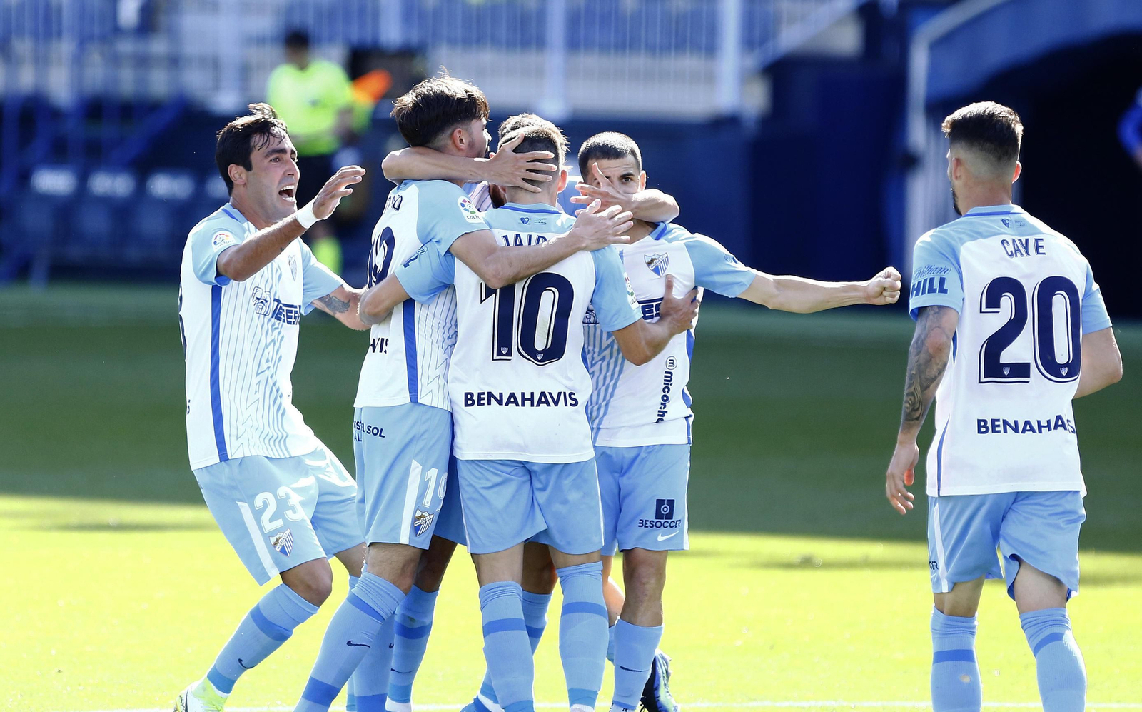 El Málaga CF-Tenerife, en fotos