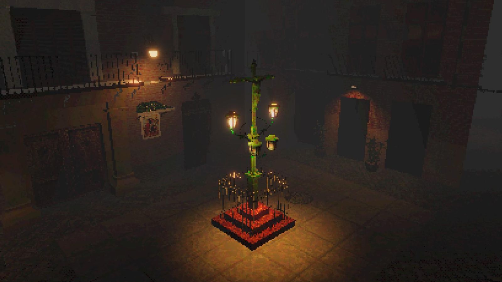La Plazuela de San Juan de Dios, en el videojuego.