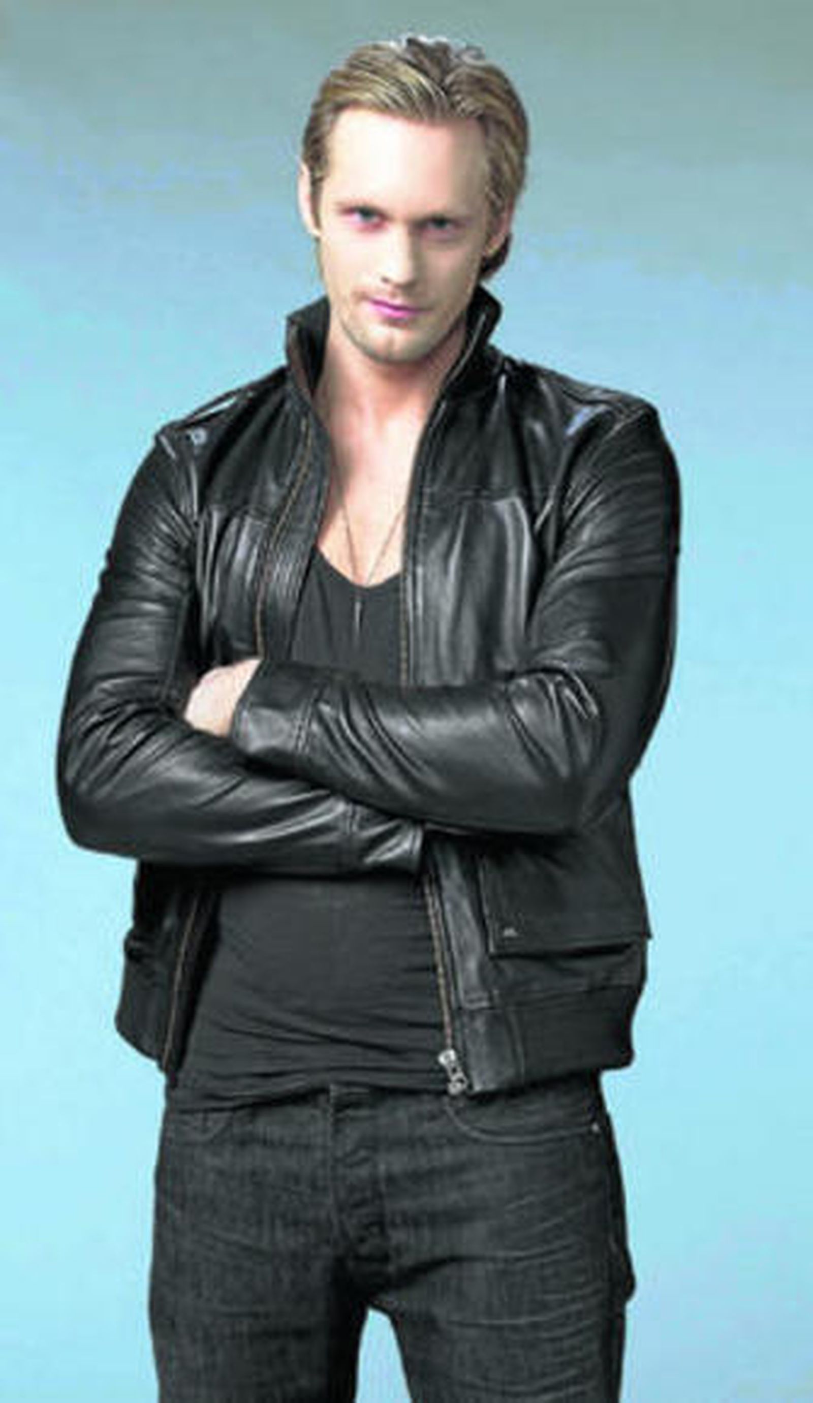 El intérprete sueco encarna a un vampiro en la serie 'True blood', de la cadena HBO.